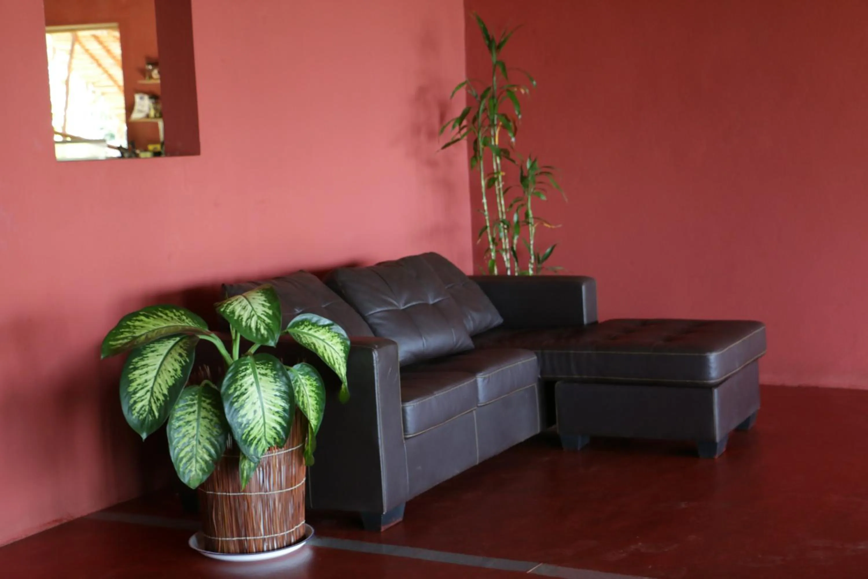 Communal lounge/ TV room in Hotel Nautile