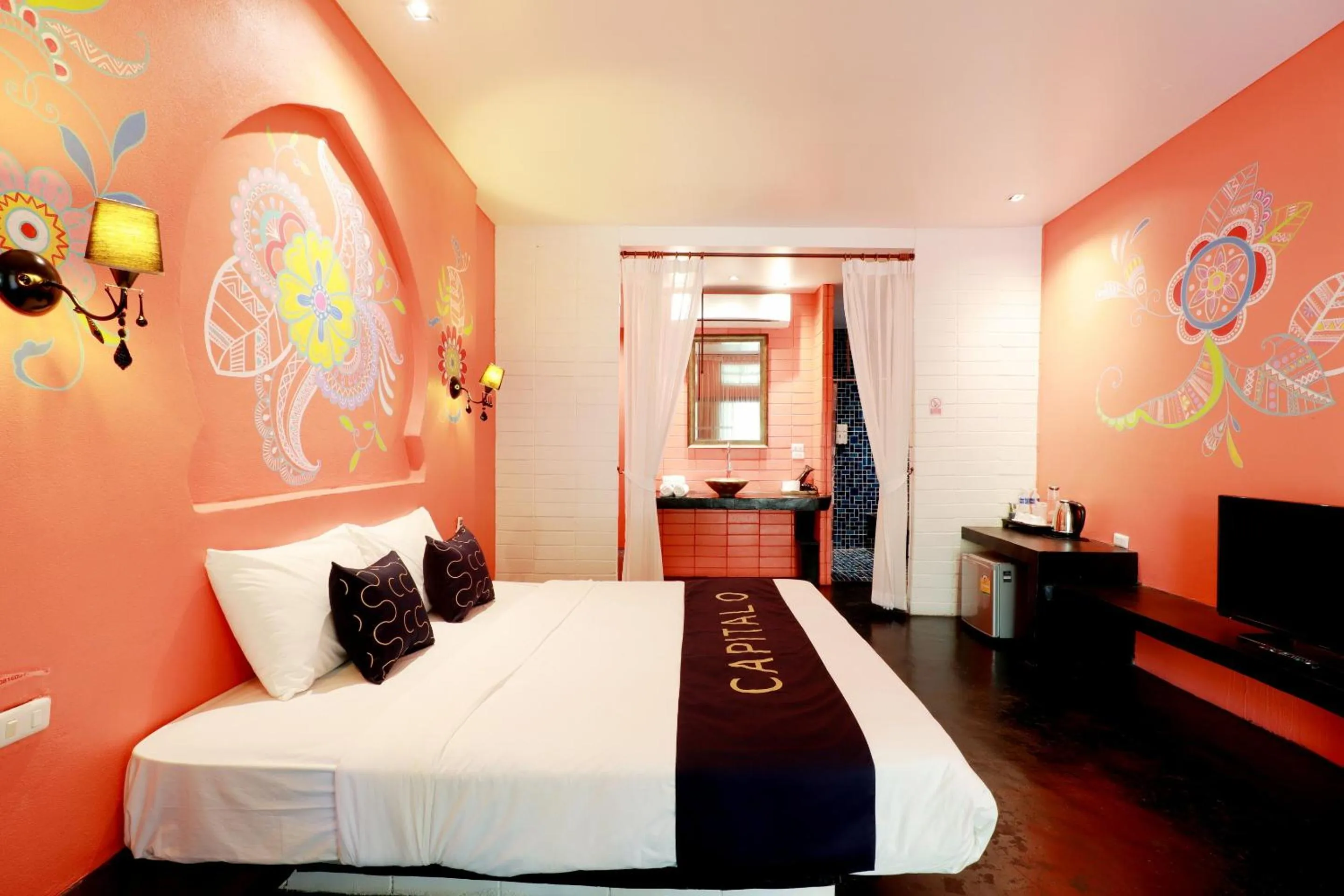 Bedroom, Bed in Capital O 469 At Nata Chiangmai Chic View