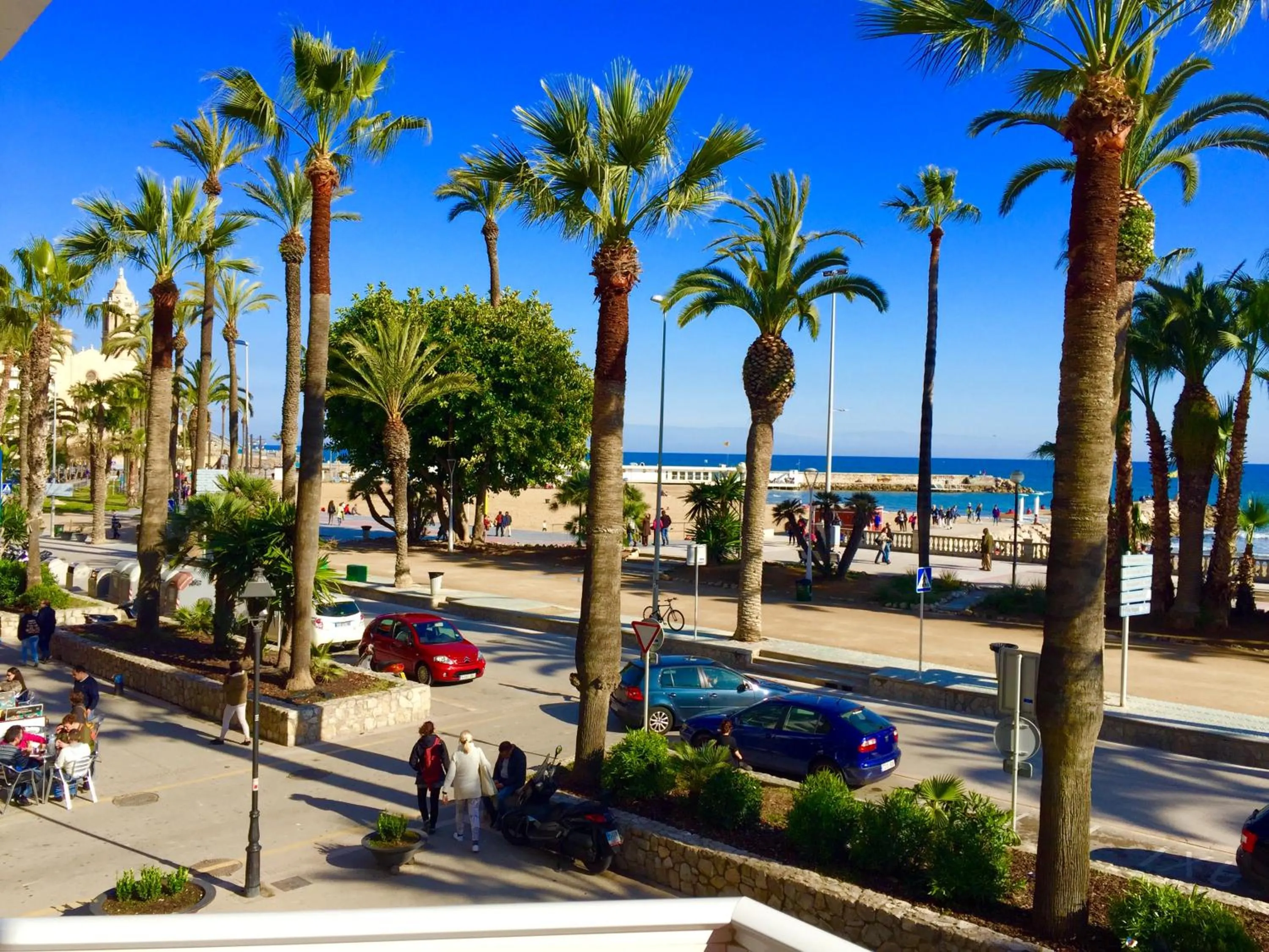 View (from property/room) in Sitges Seafront RIBERA