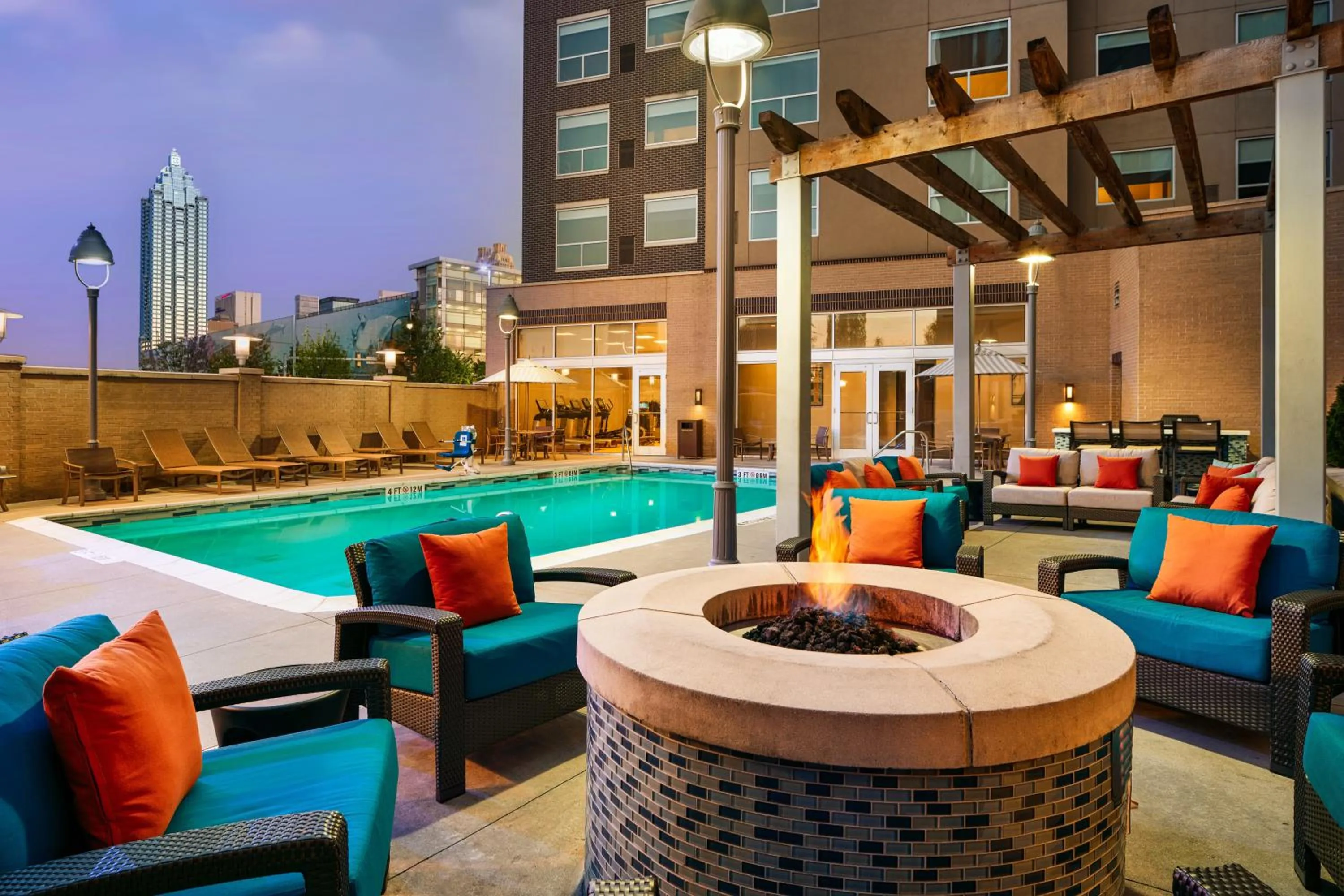Patio in Hyatt House Atlanta Downtown