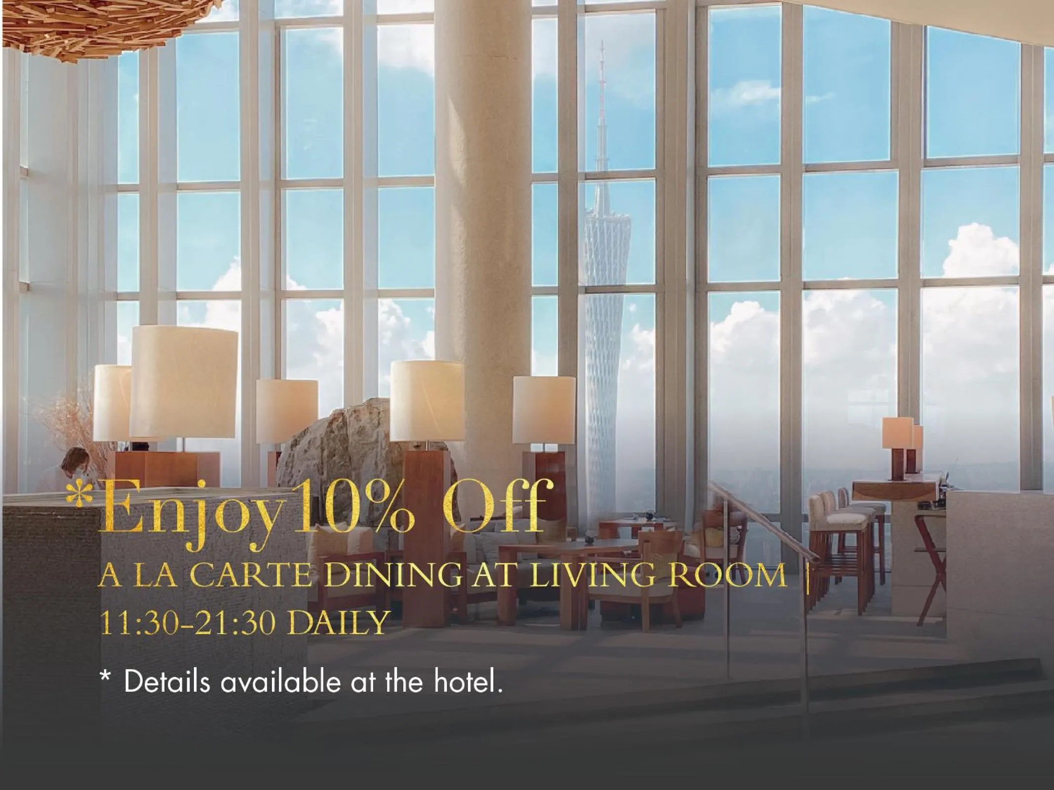 Restaurant/places to eat in Park Hyatt Guangzhou