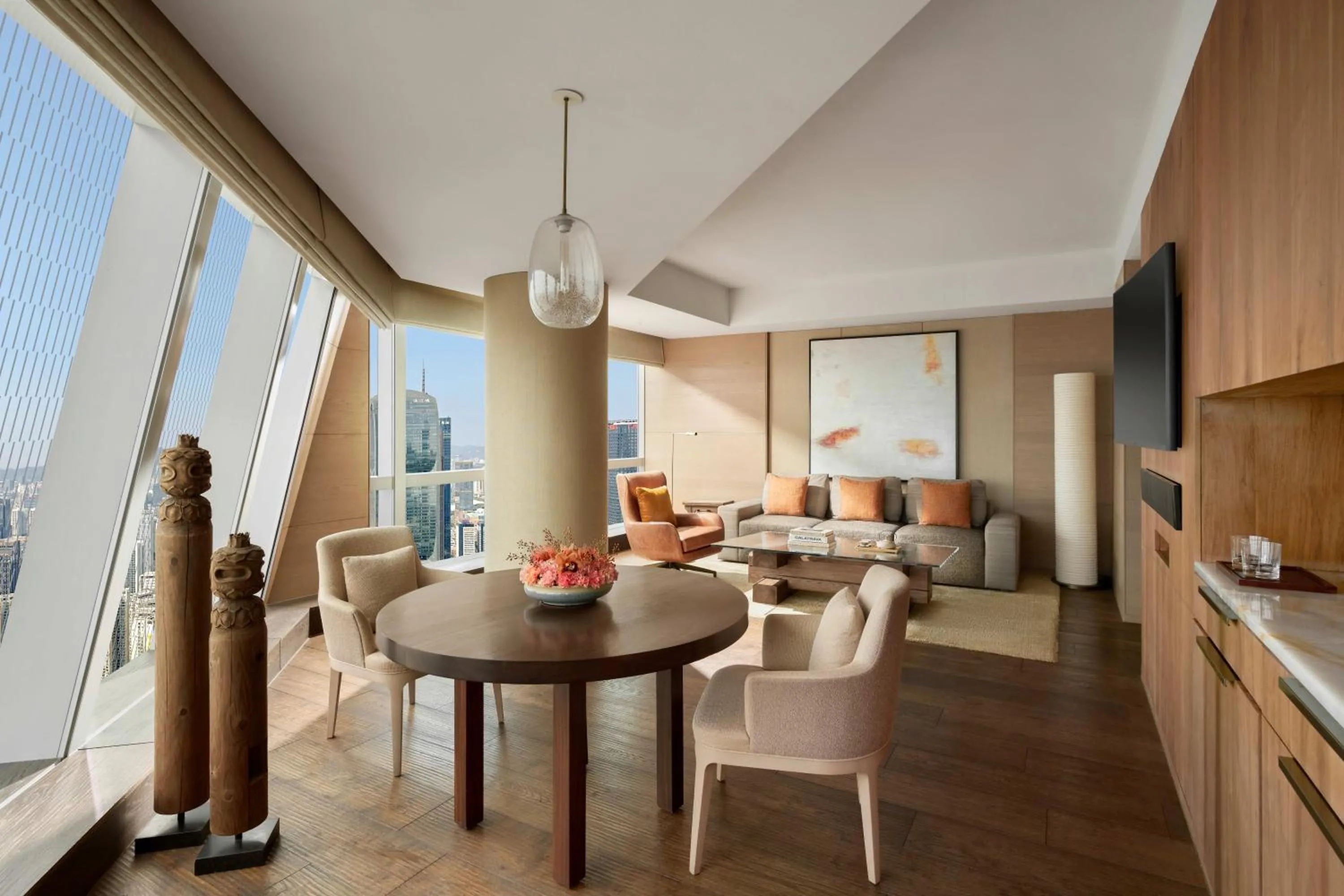 Living room in Park Hyatt Guangzhou