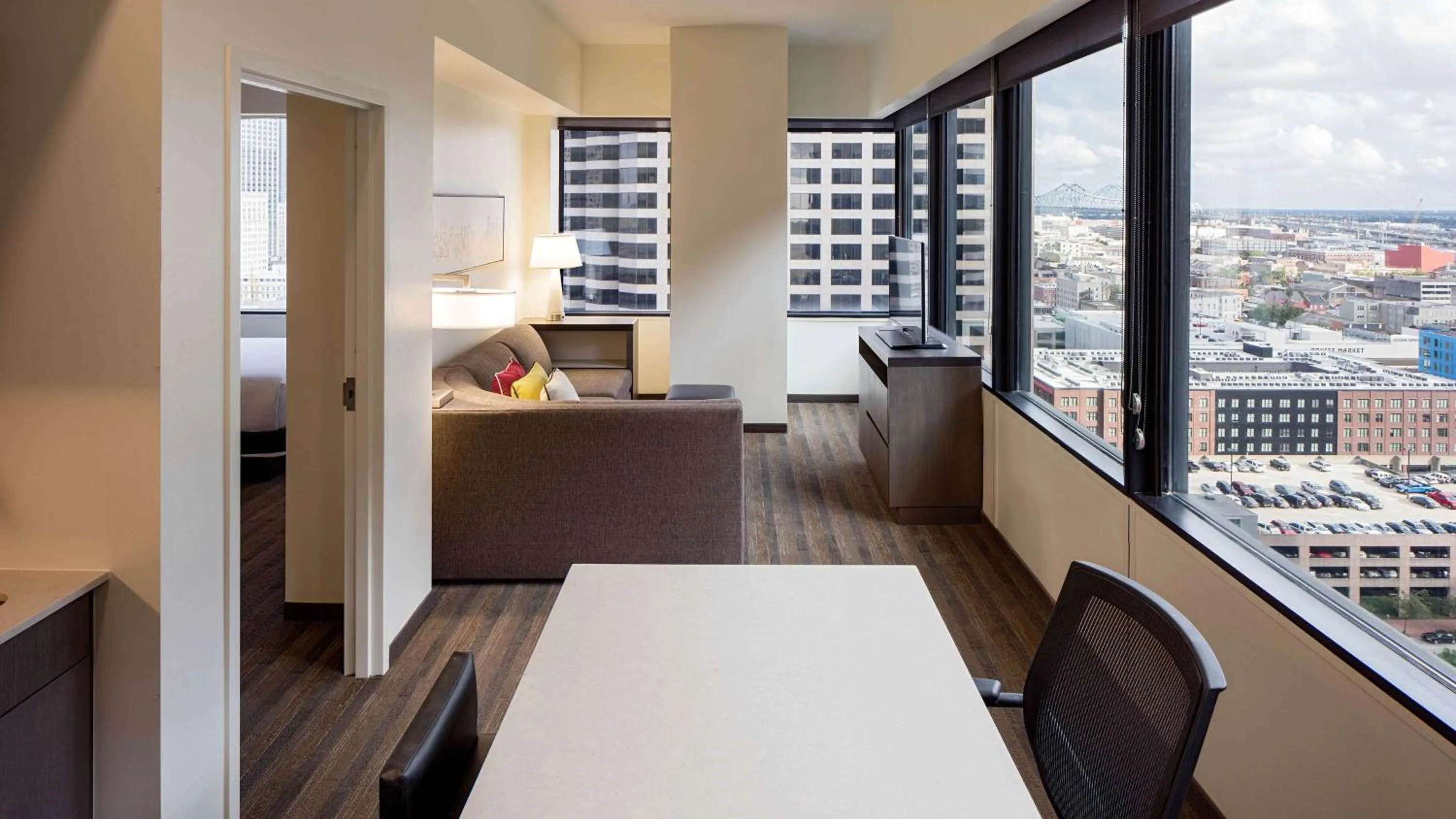 Photo of the whole room, Bed in Hyatt House New Orleans Downtown