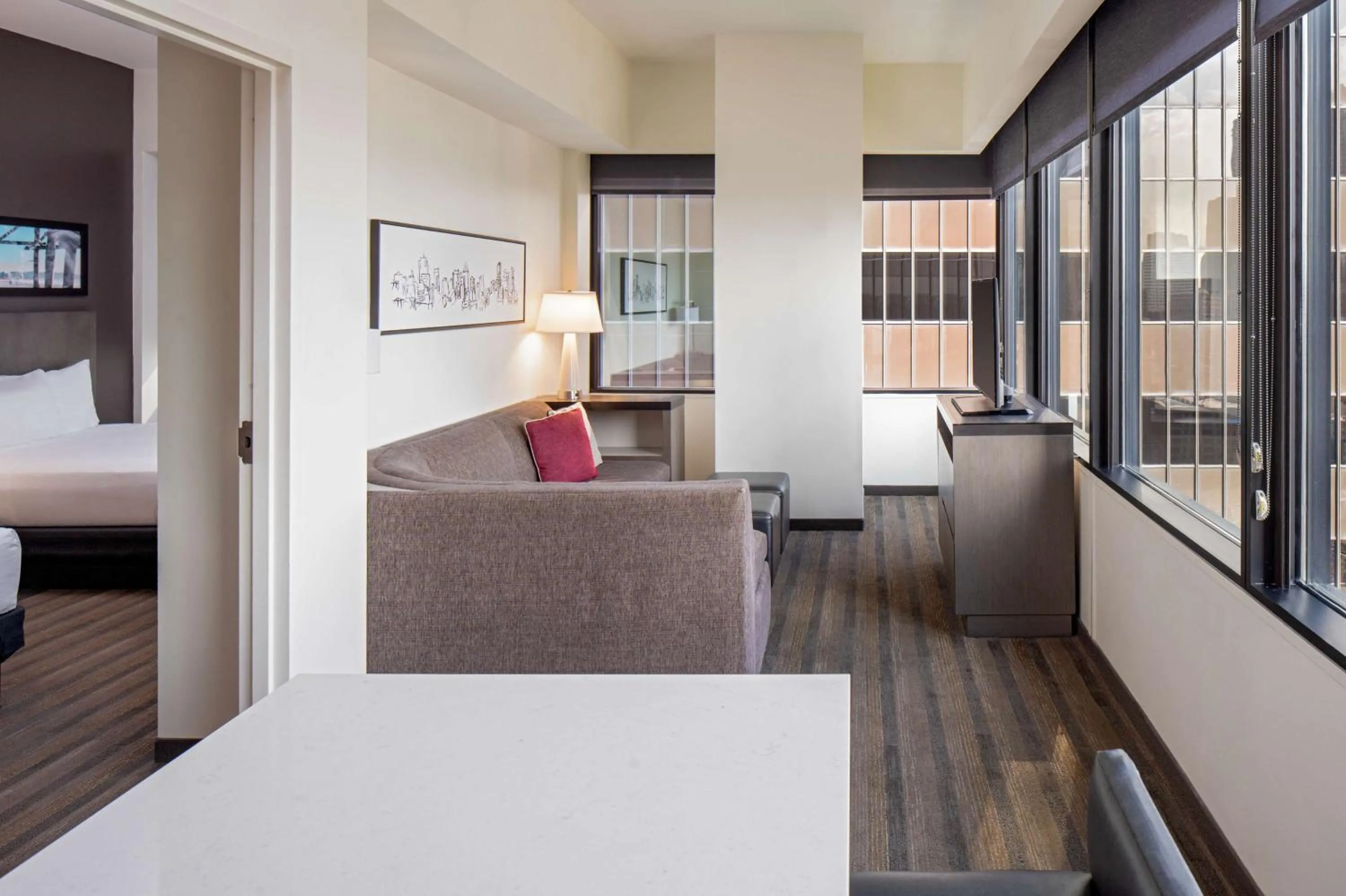 Photo of the whole room, Bed in Hyatt House New Orleans Downtown