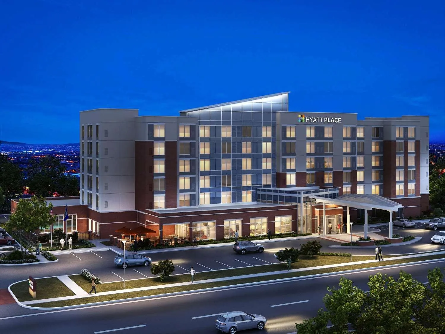 Property building in Hyatt Place DFW