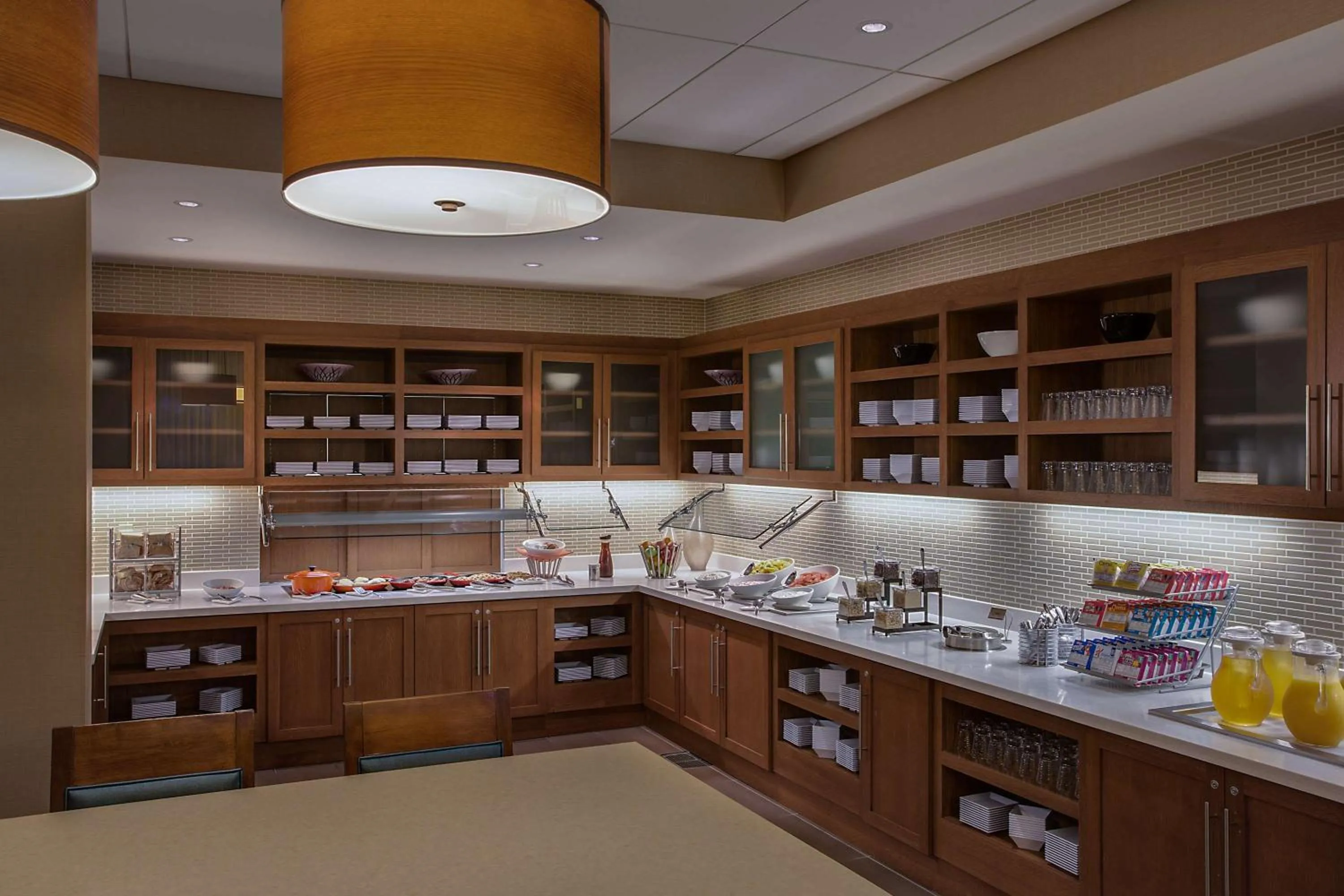 Buffet breakfast in Hyatt Place DFW