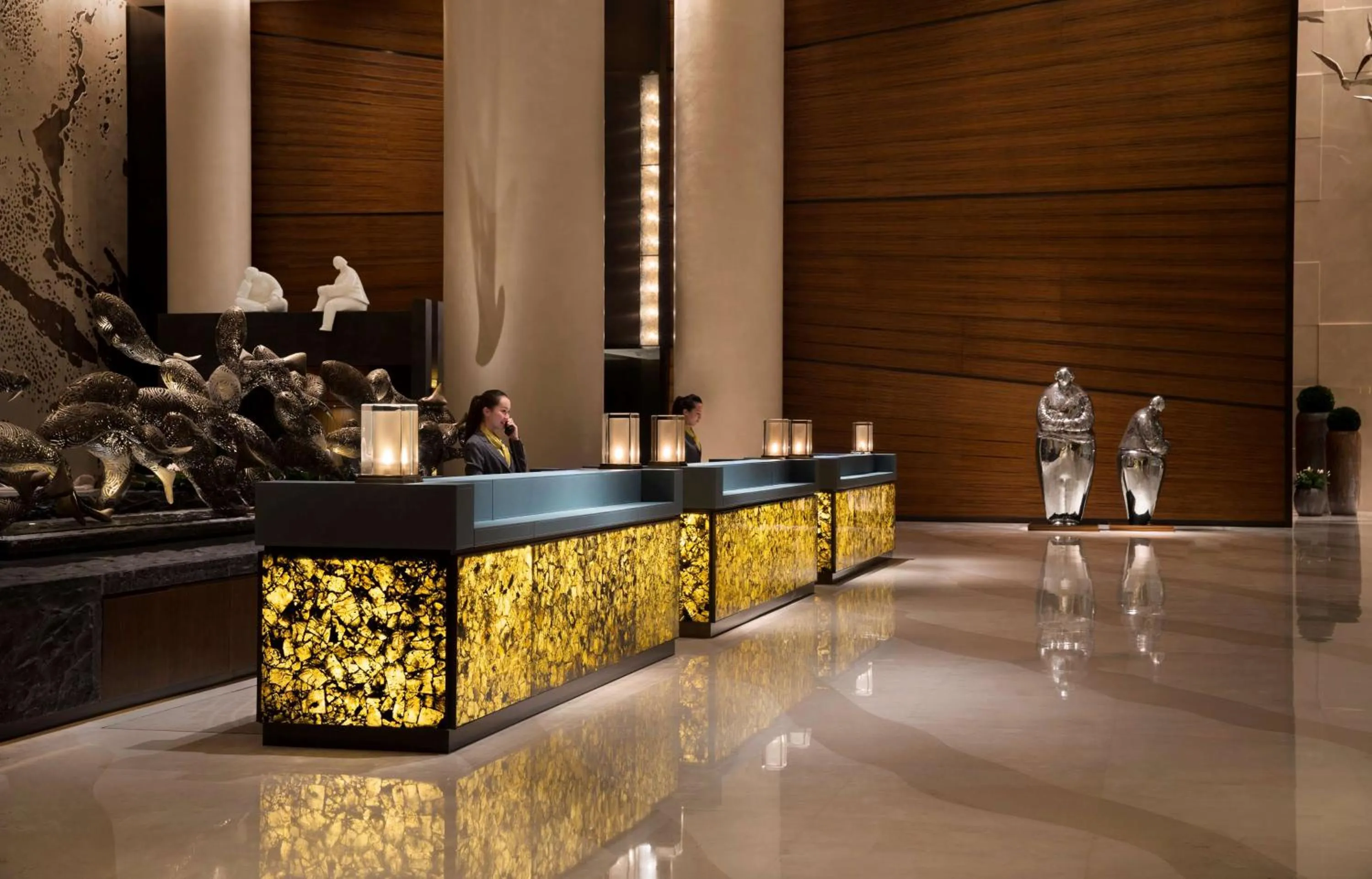 Lobby or reception in Grand Hyatt Dalian