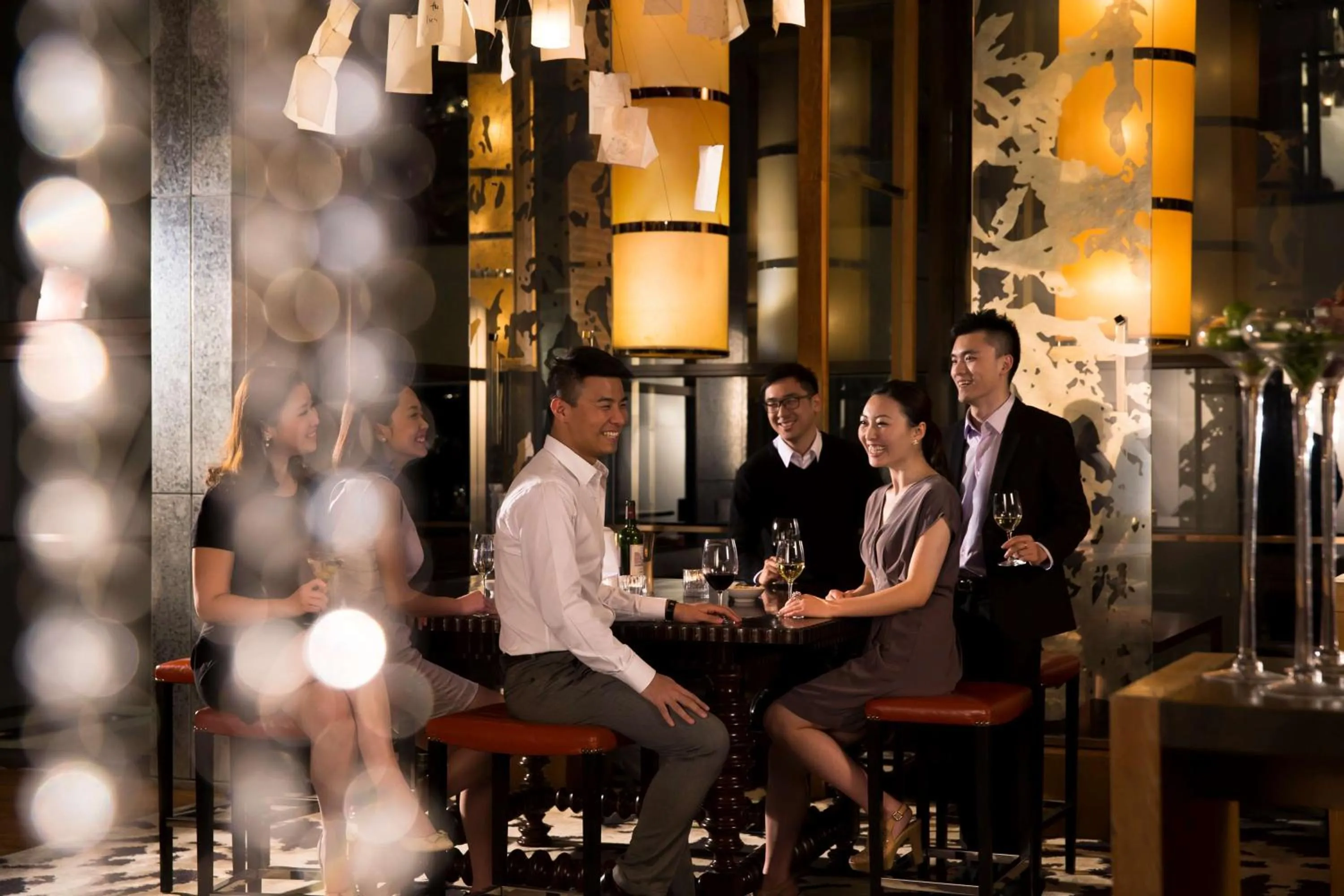 Lounge or bar in Grand Hyatt Dalian