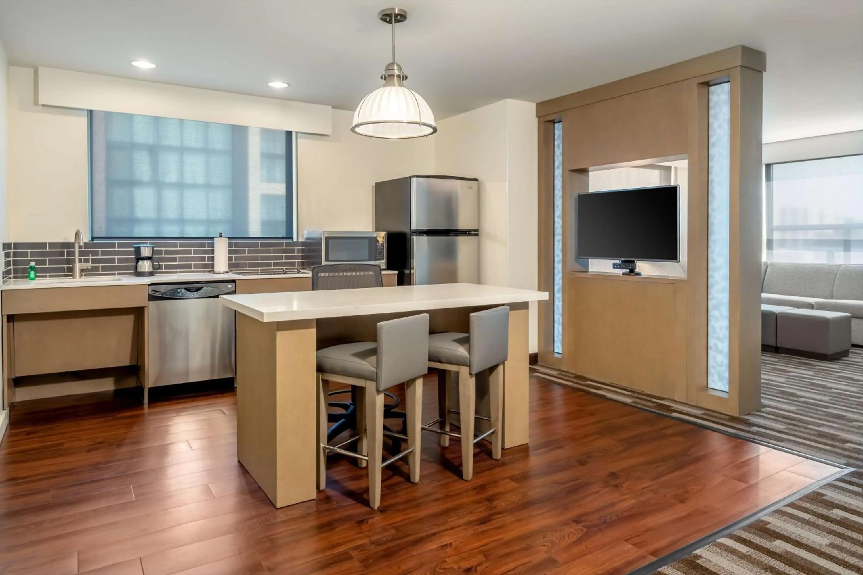 Photo of the whole room in Hyatt House Salt Lake City Downtown