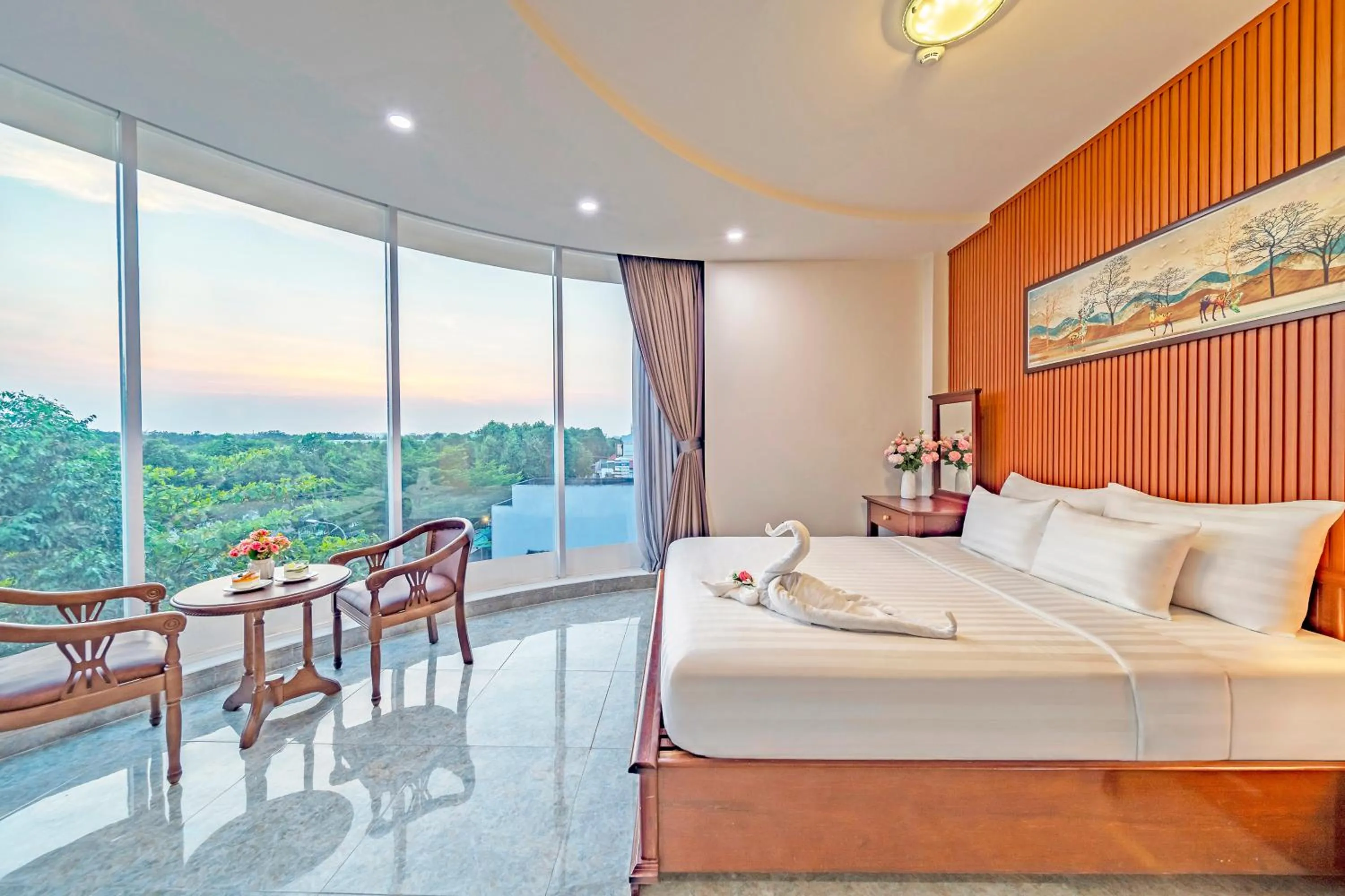 View (from property/room), Bed in Venus Hotel