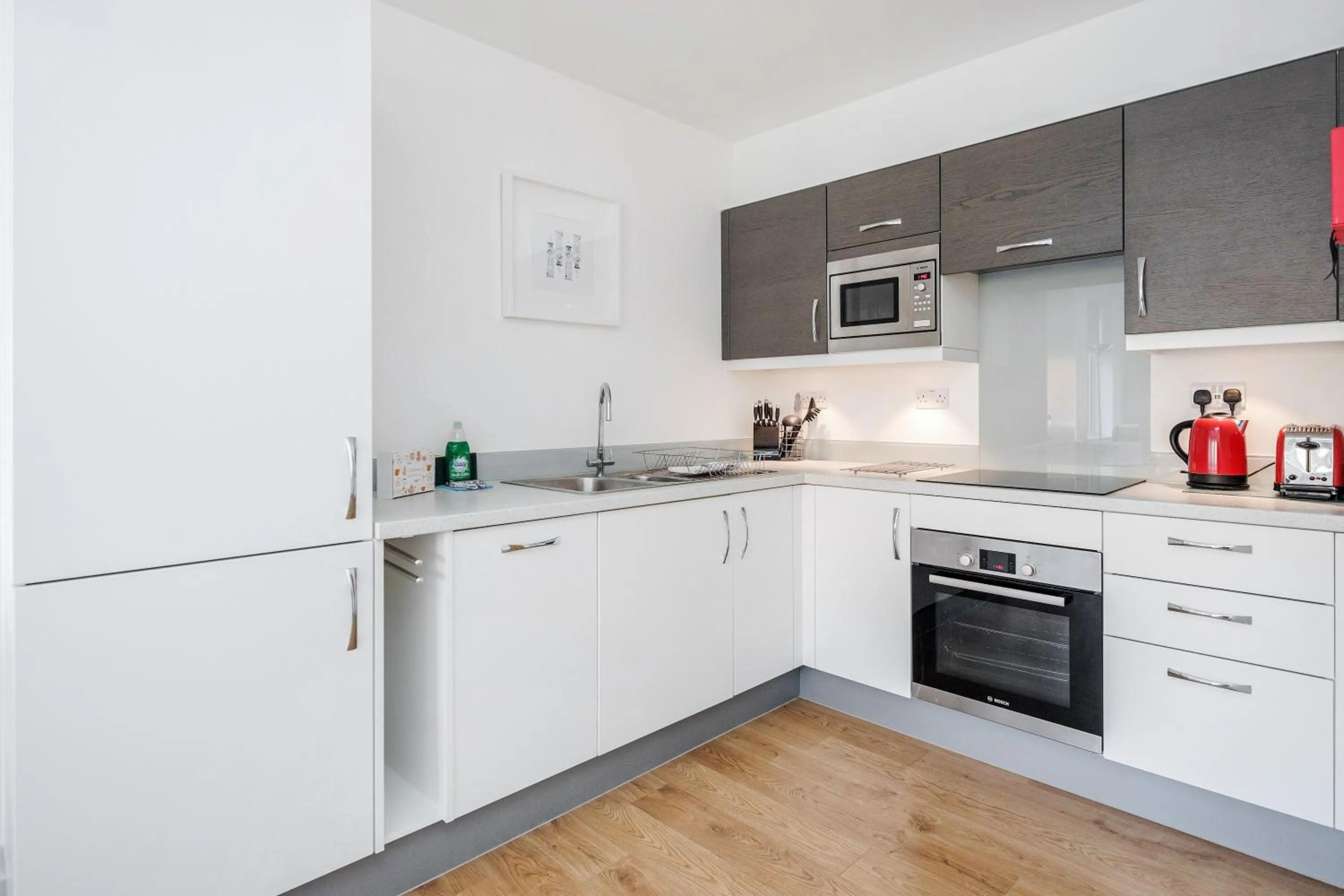 kitchen in Roomspace Serviced Apartments - Swan House