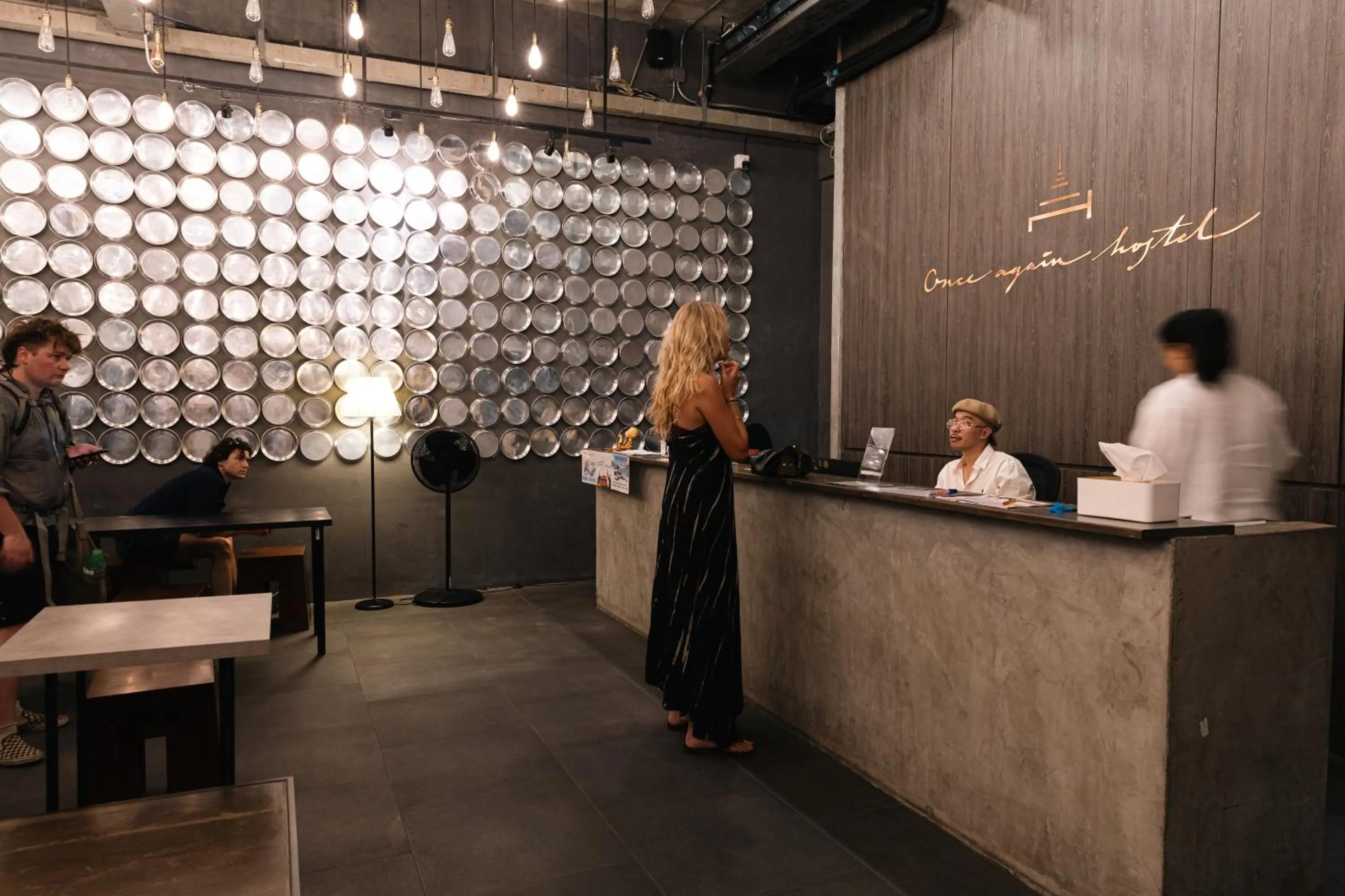 Lobby or reception in Once Again Hostel