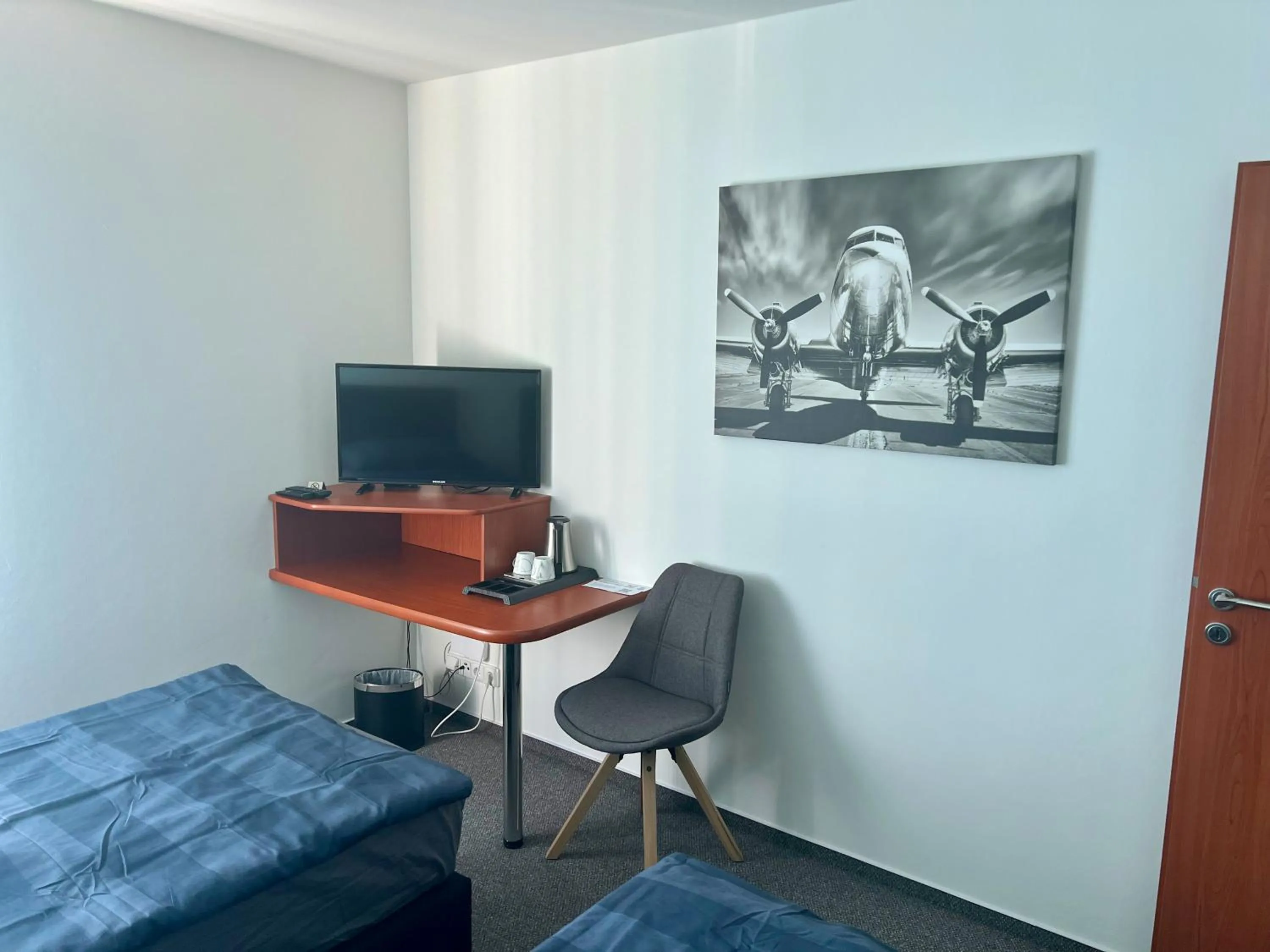 TV and multimedia, Bed in Hotel CAVOK letiště Příbram