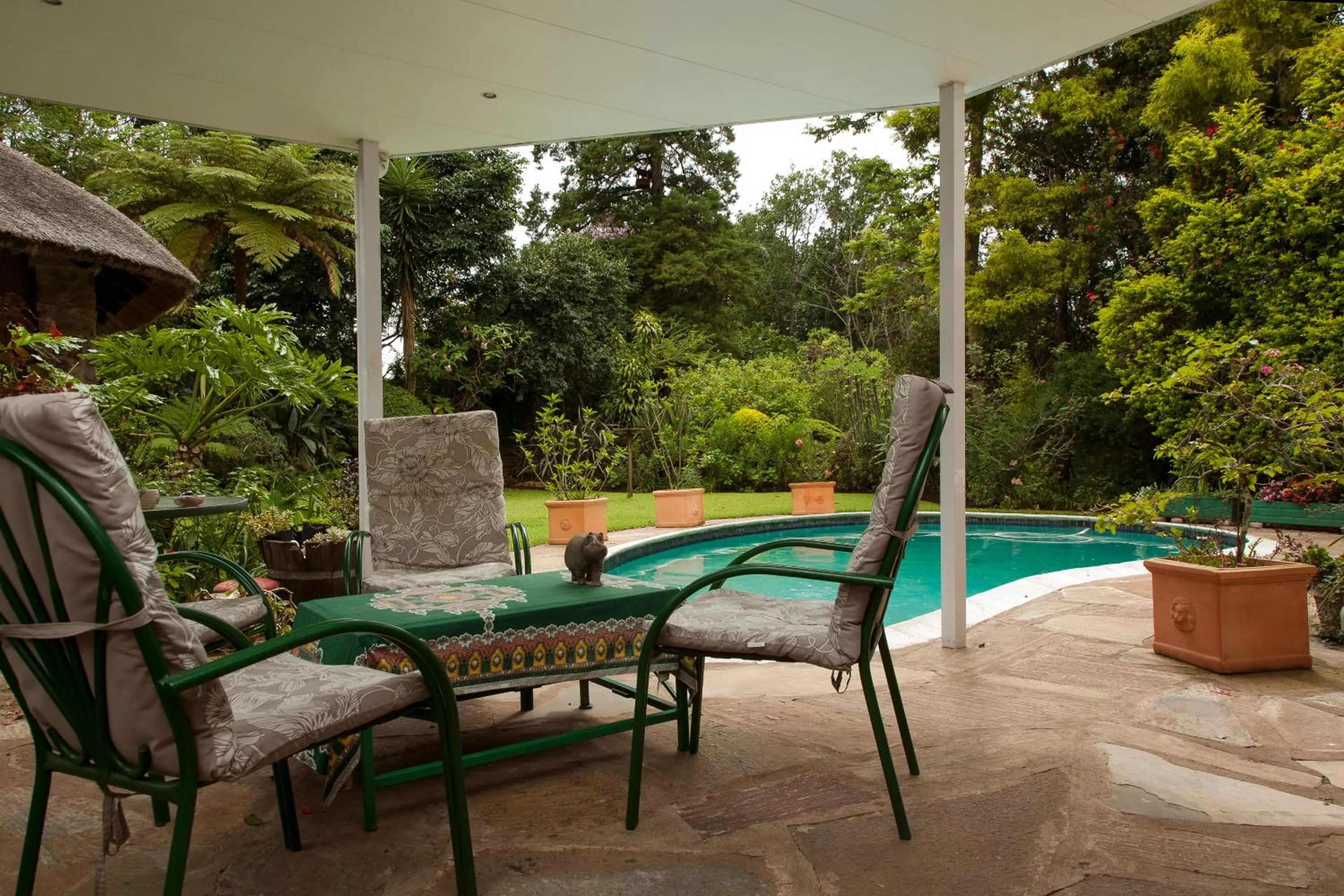 Patio in York House Guest House