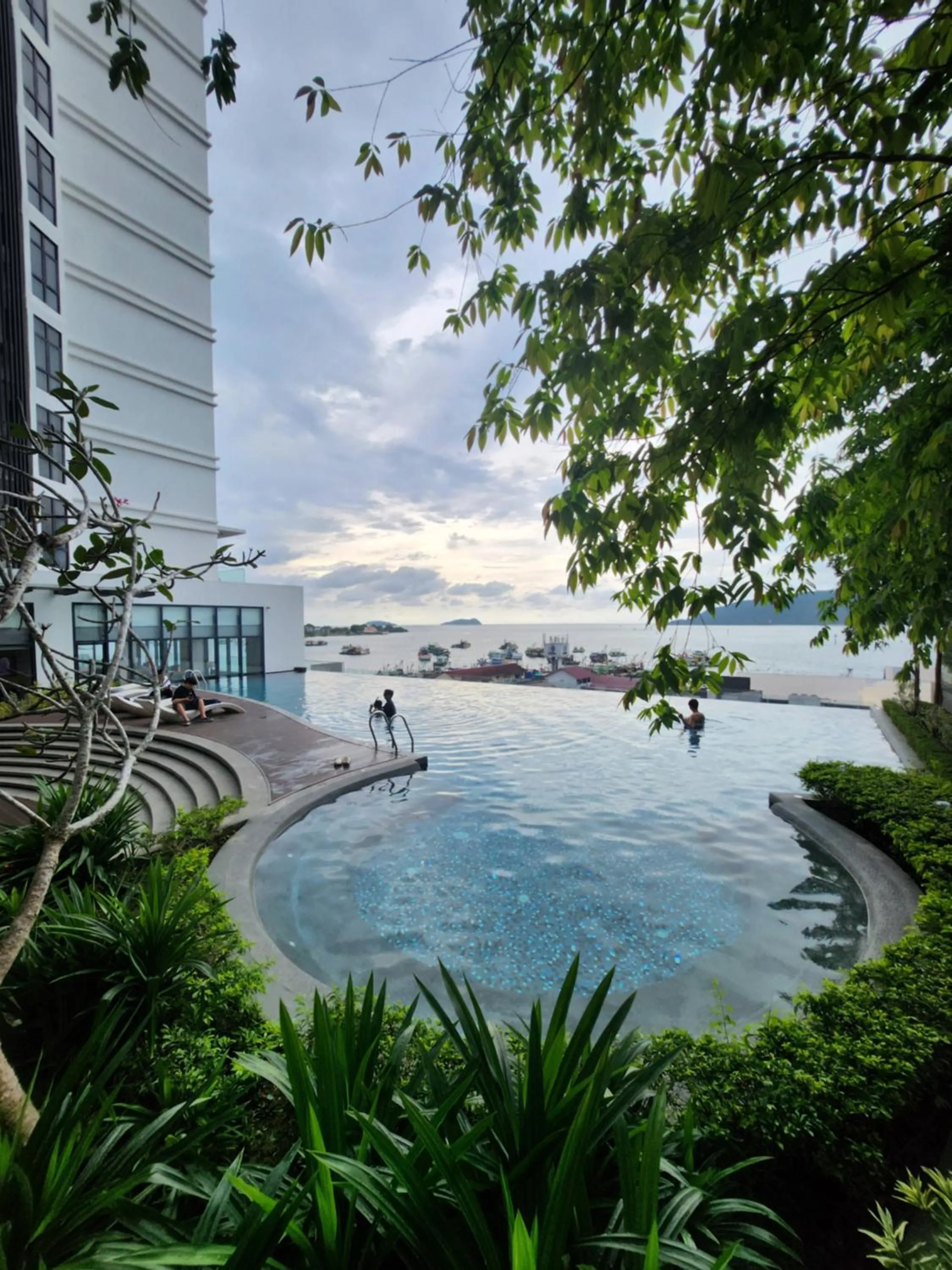 Swimming pool in The Shore Kota Kinabalu