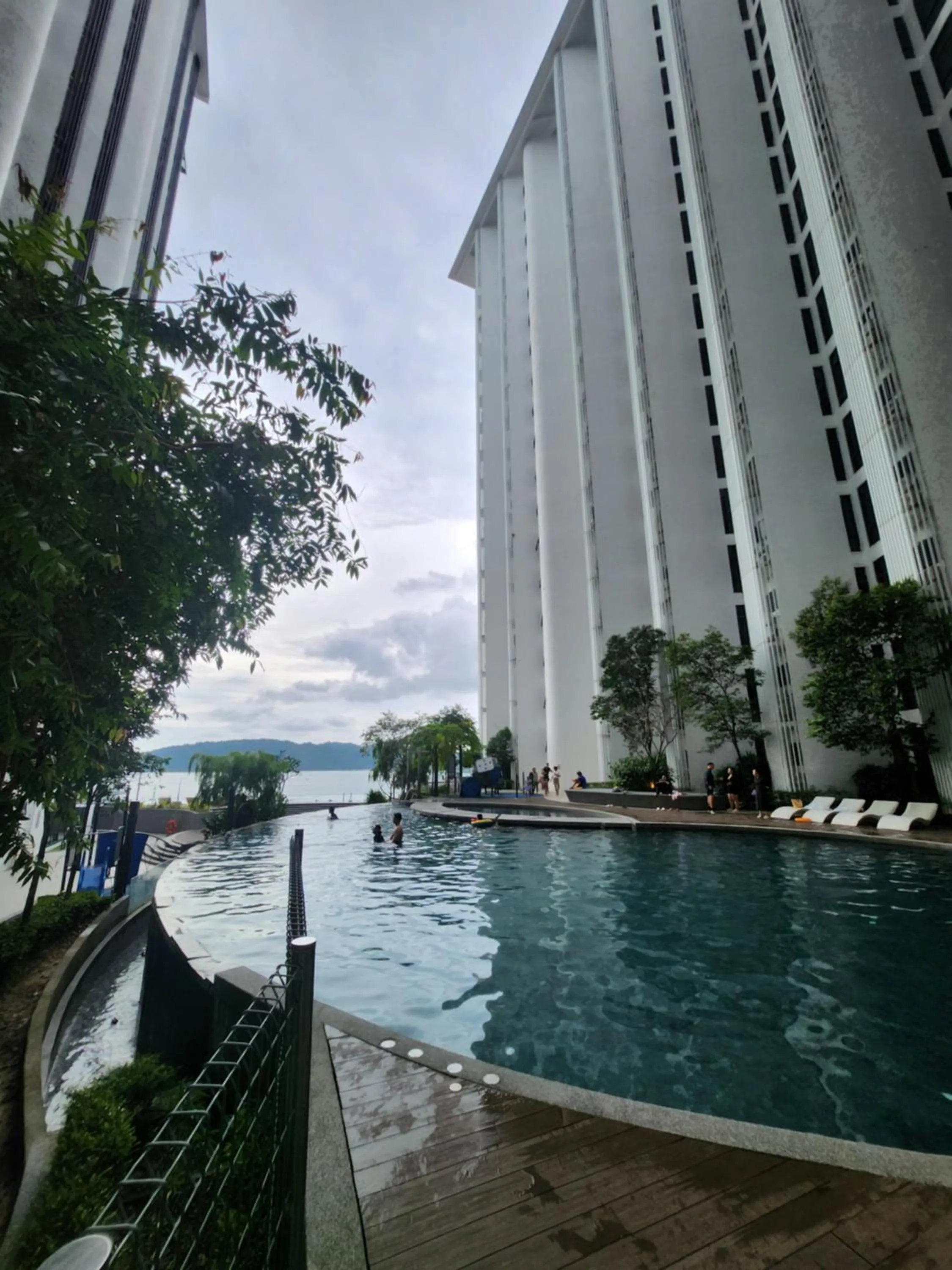 Swimming pool in The Shore Kota Kinabalu