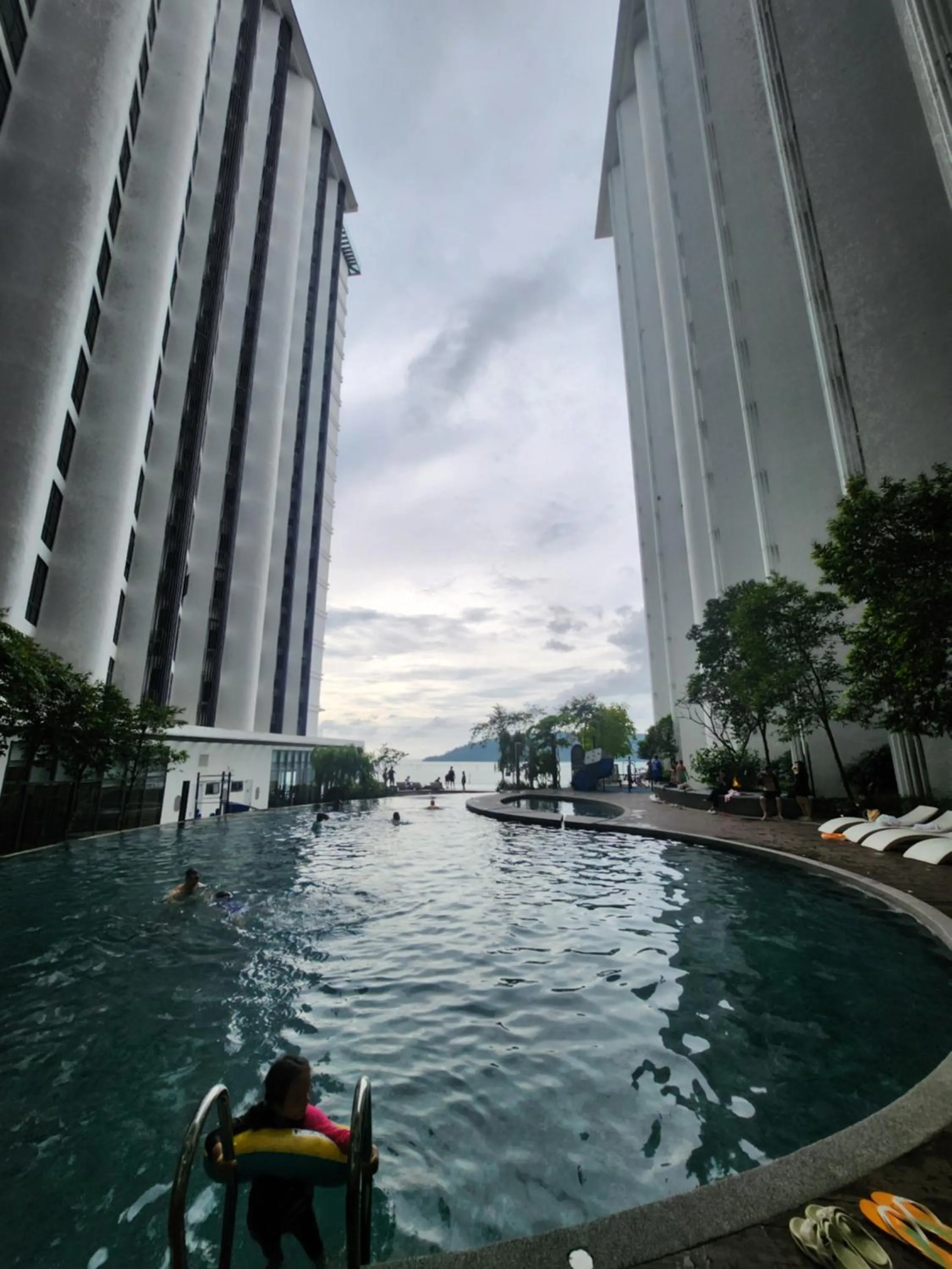Swimming pool in The Shore Kota Kinabalu