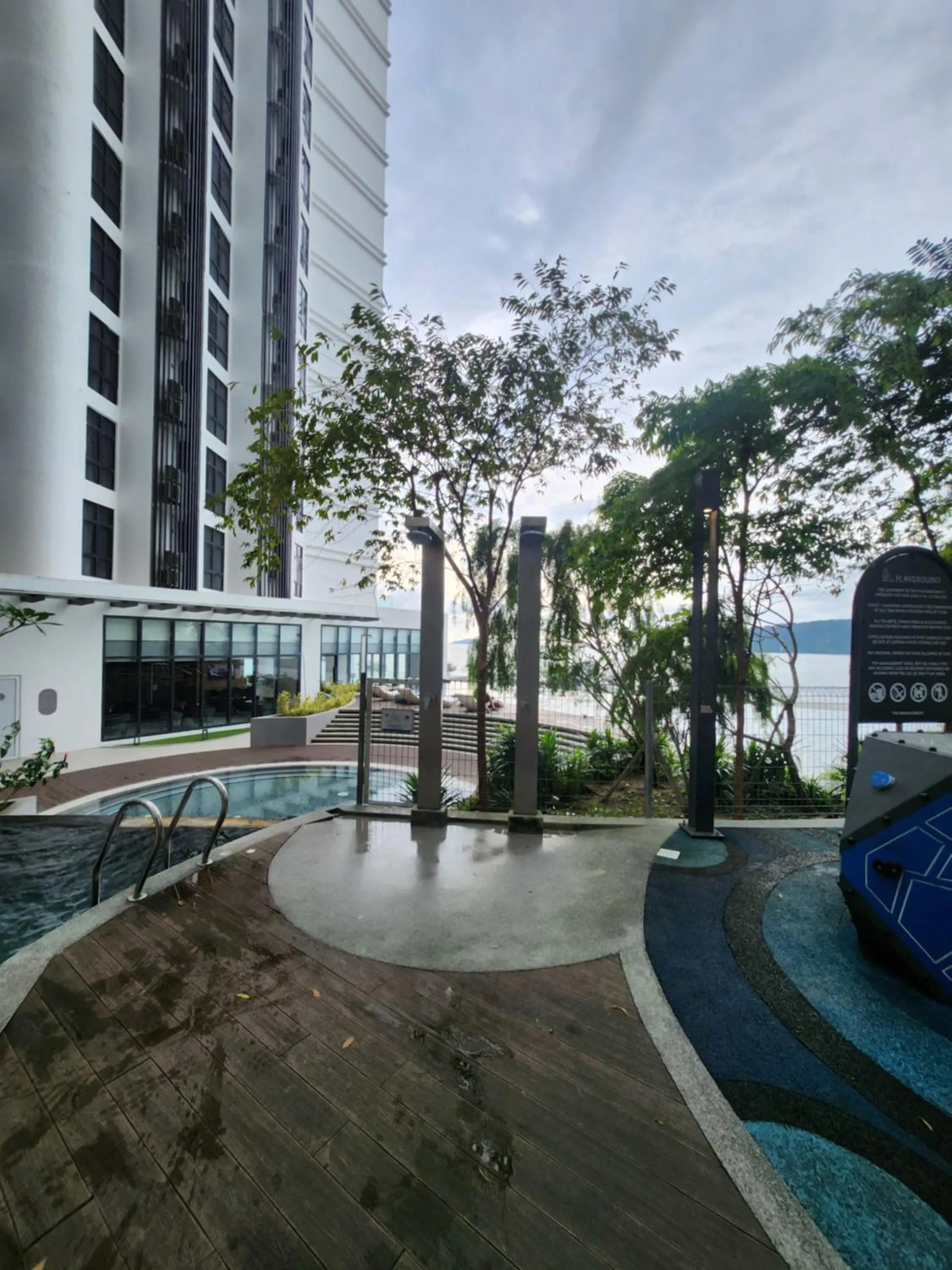 Swimming pool in The Shore Kota Kinabalu