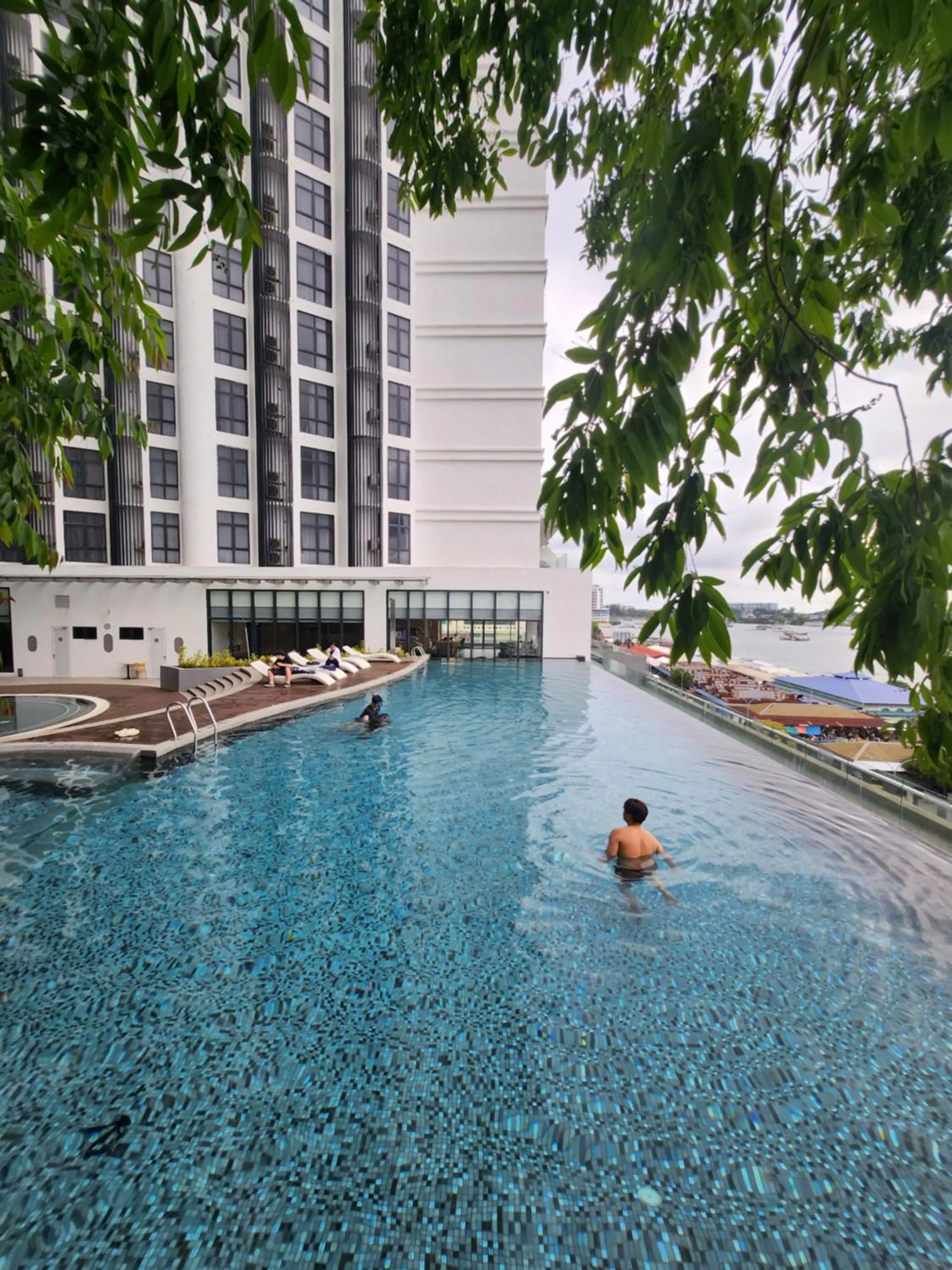 Swimming pool in The Shore Kota Kinabalu