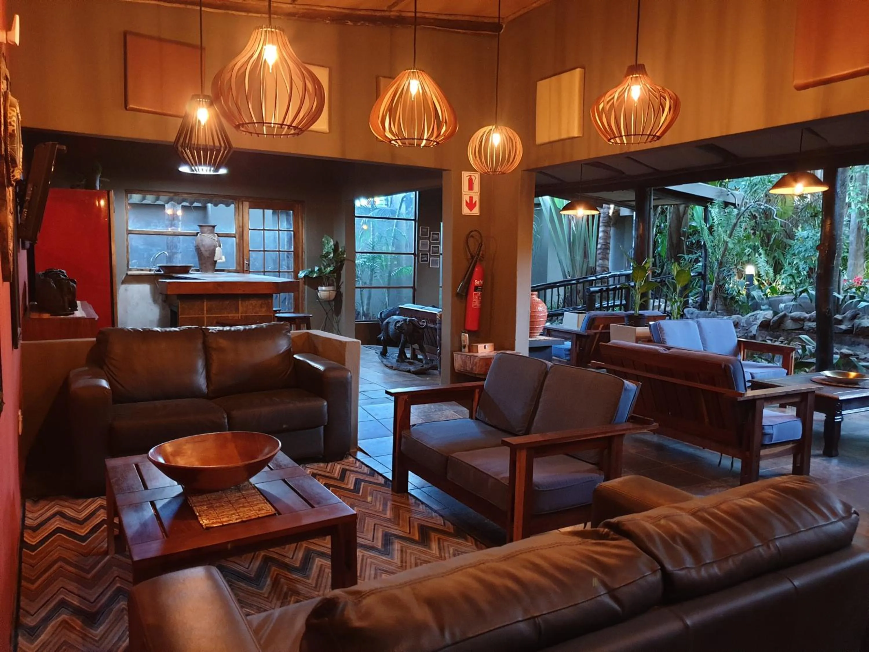 Lounge or bar in Umlilo Guest House