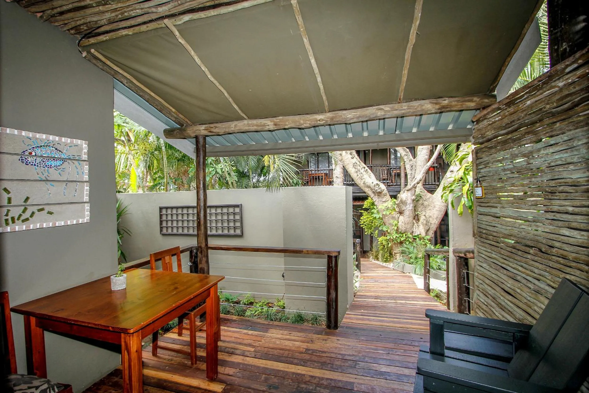 Balcony/Terrace in Umlilo Guest House