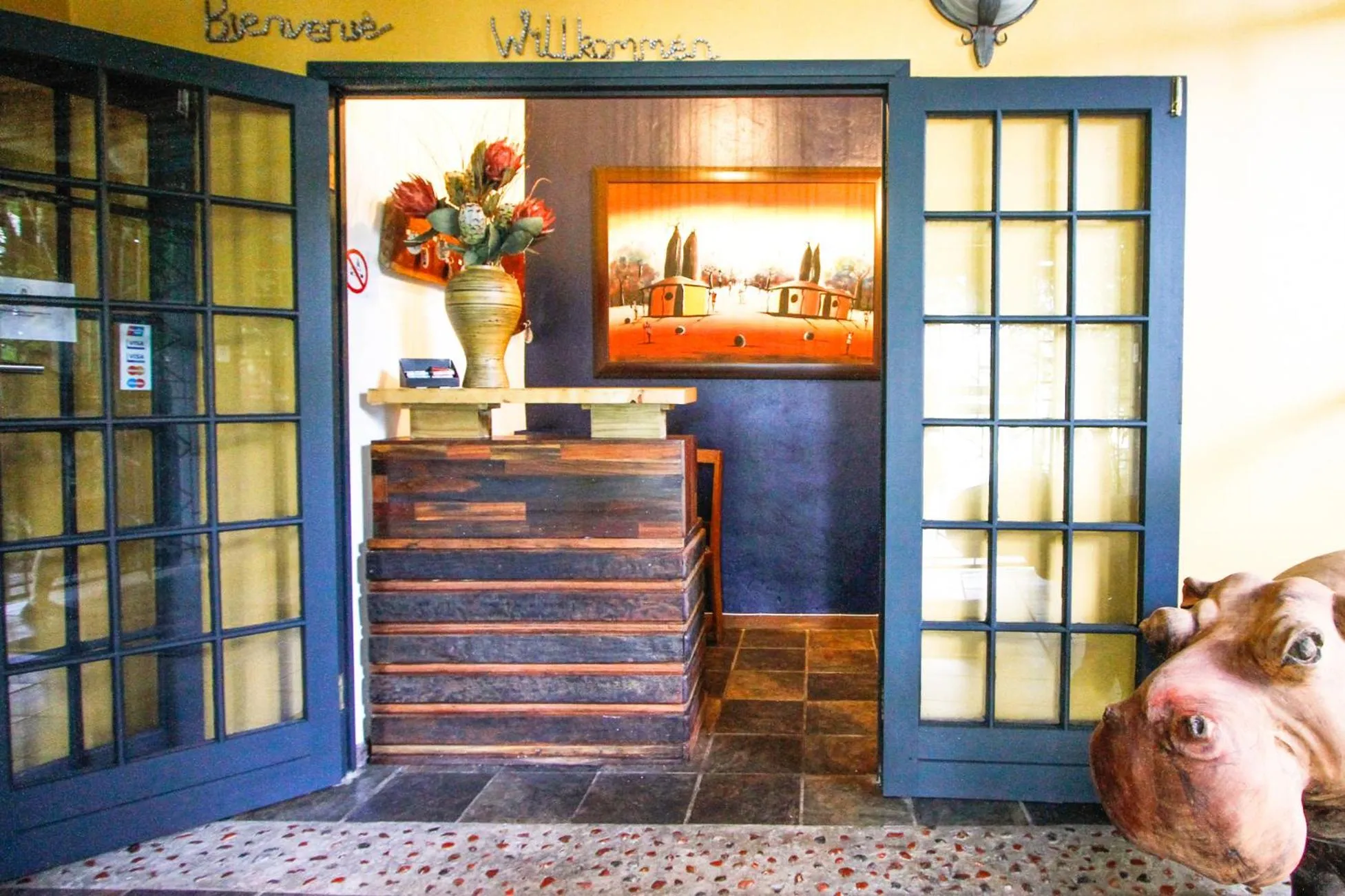 Lobby or reception in Umlilo Guest House