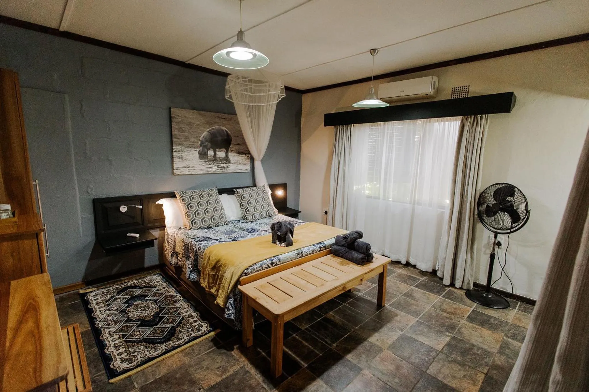 Bed in Umlilo Guest House