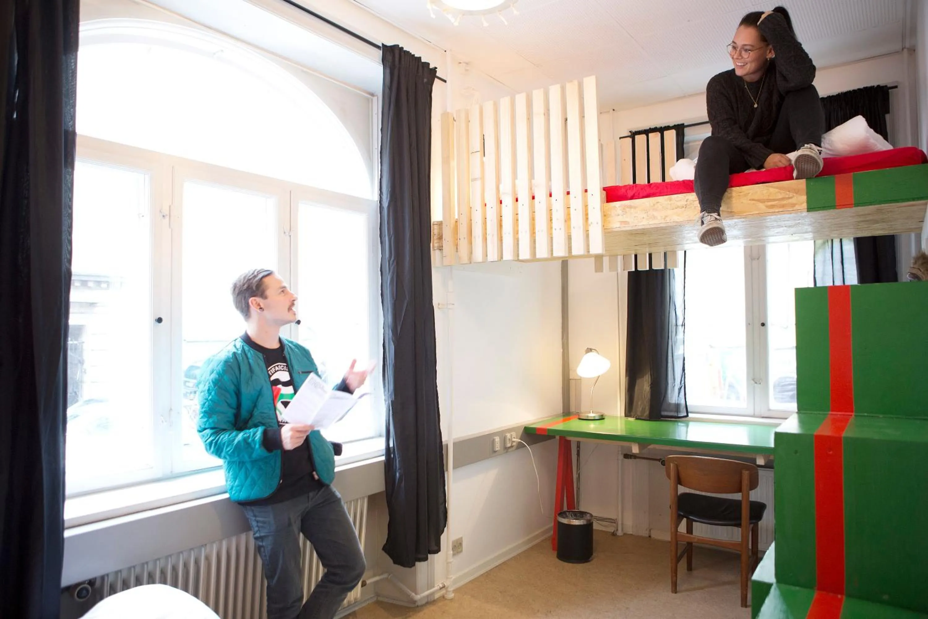 Staff in Globalhagen Hostel