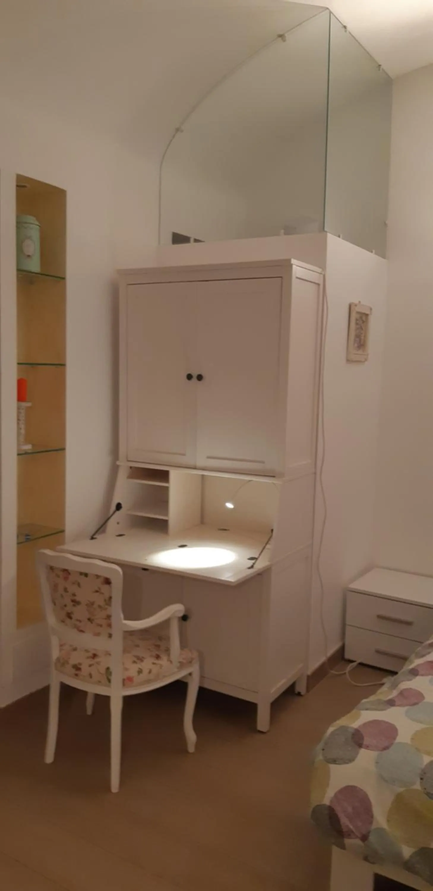 Seating area, Bed in La Casetta di Ely