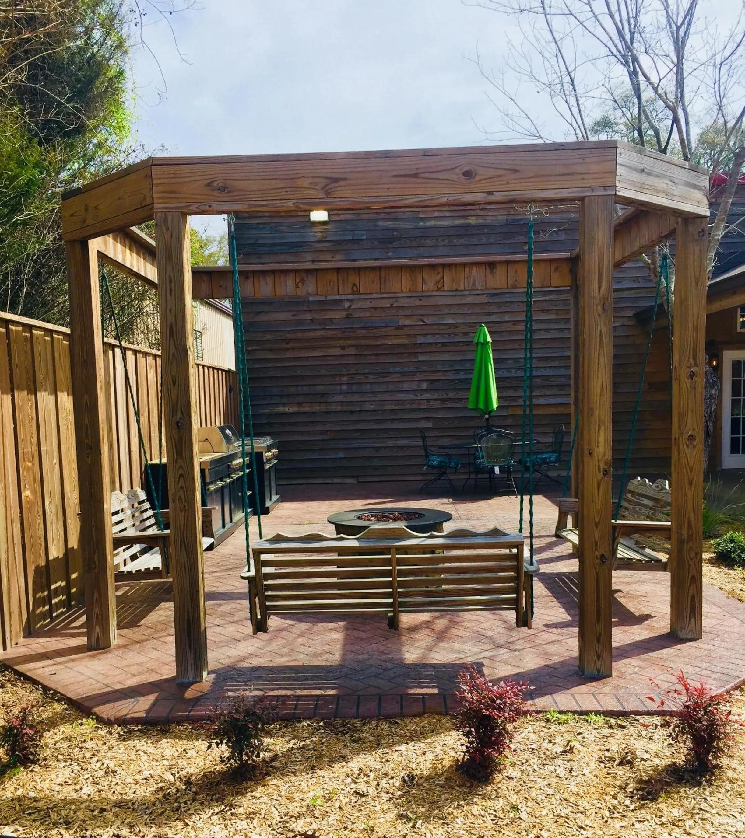 Patio in Red Fern Plantation Lodge