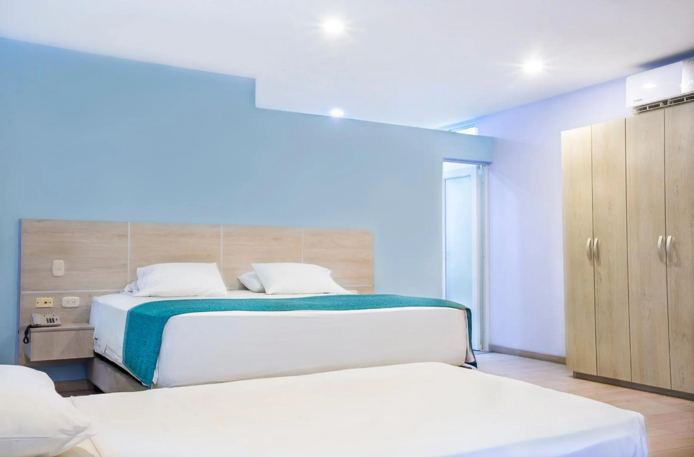 Bedroom, Bed in Santorini Casablanca