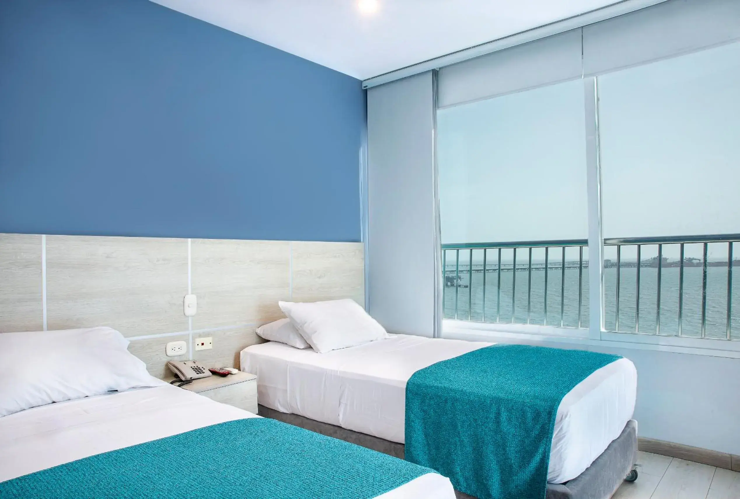 Twin Room with Sea View in Hotel Santorini Casablanca Resort Twin Room with Sea View in Hotel Santorini Casablanca Resort