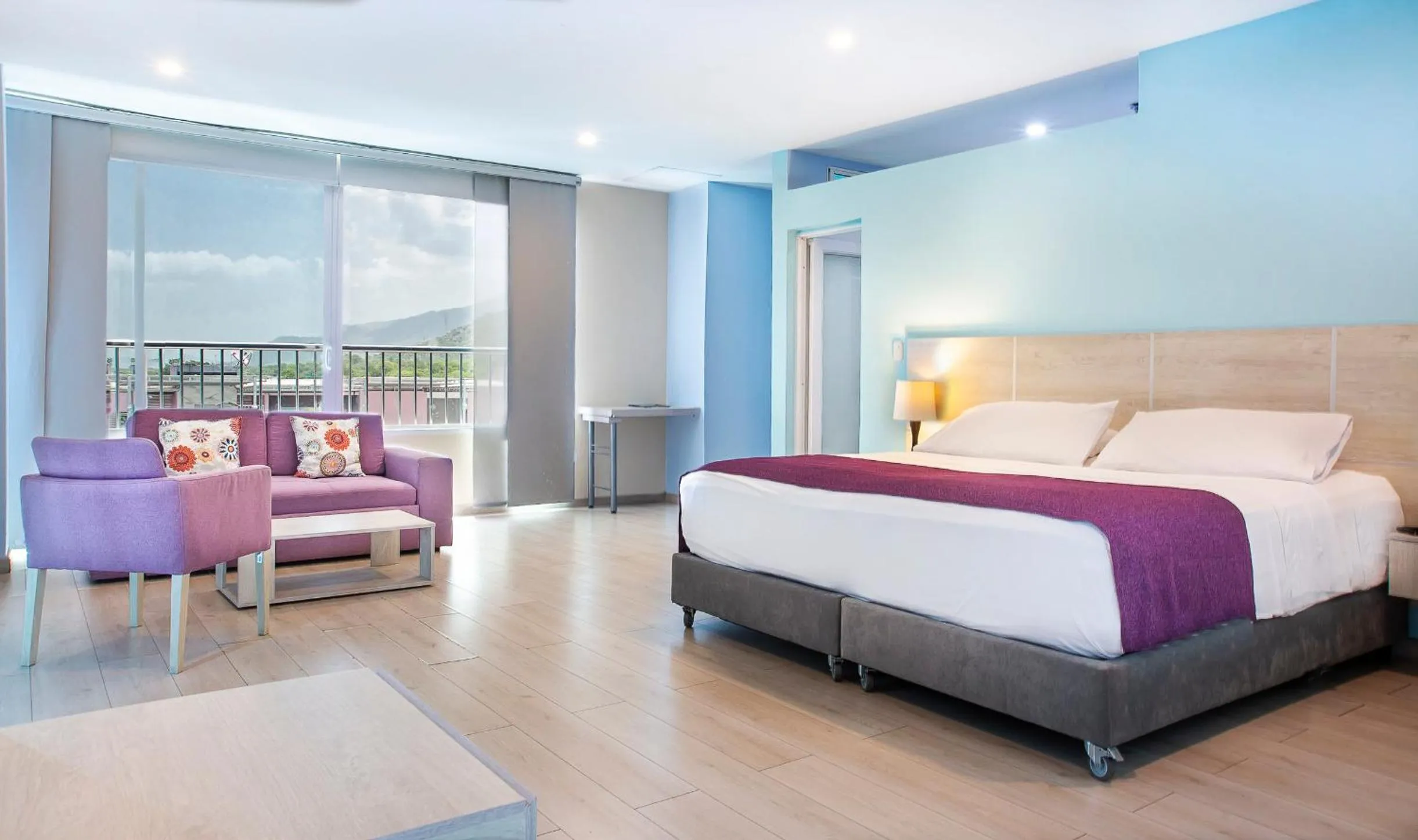 Bedroom, Bed in Santorini Casablanca