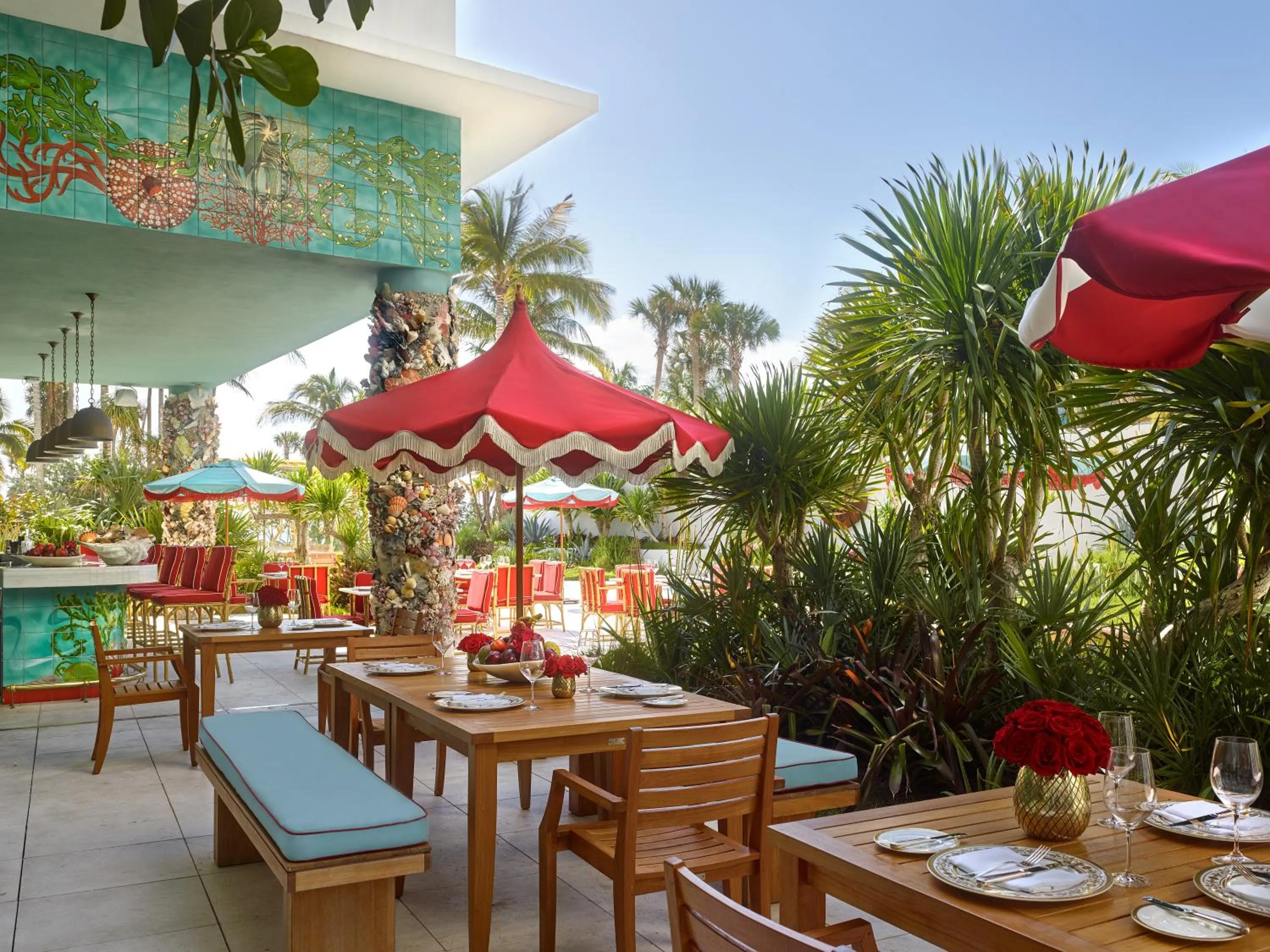 Patio in Faena Hotel Miami Beach