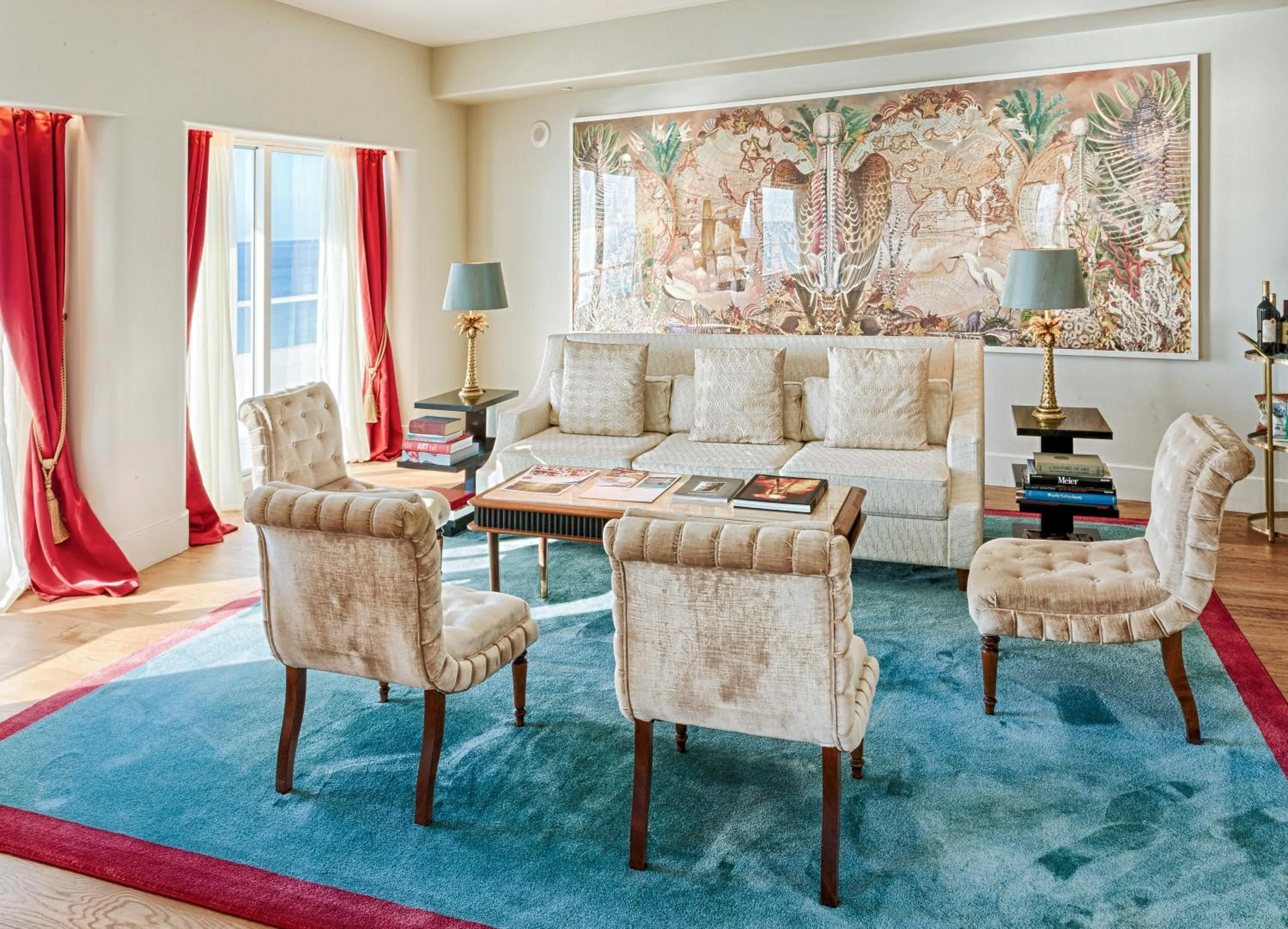 Living room in Faena Hotel Miami Beach