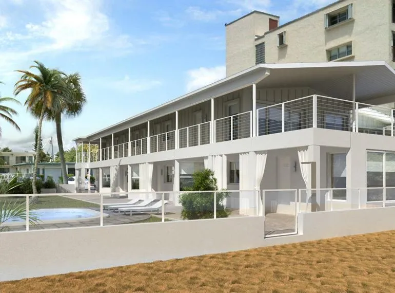 Property building in Tides Inn Hotel