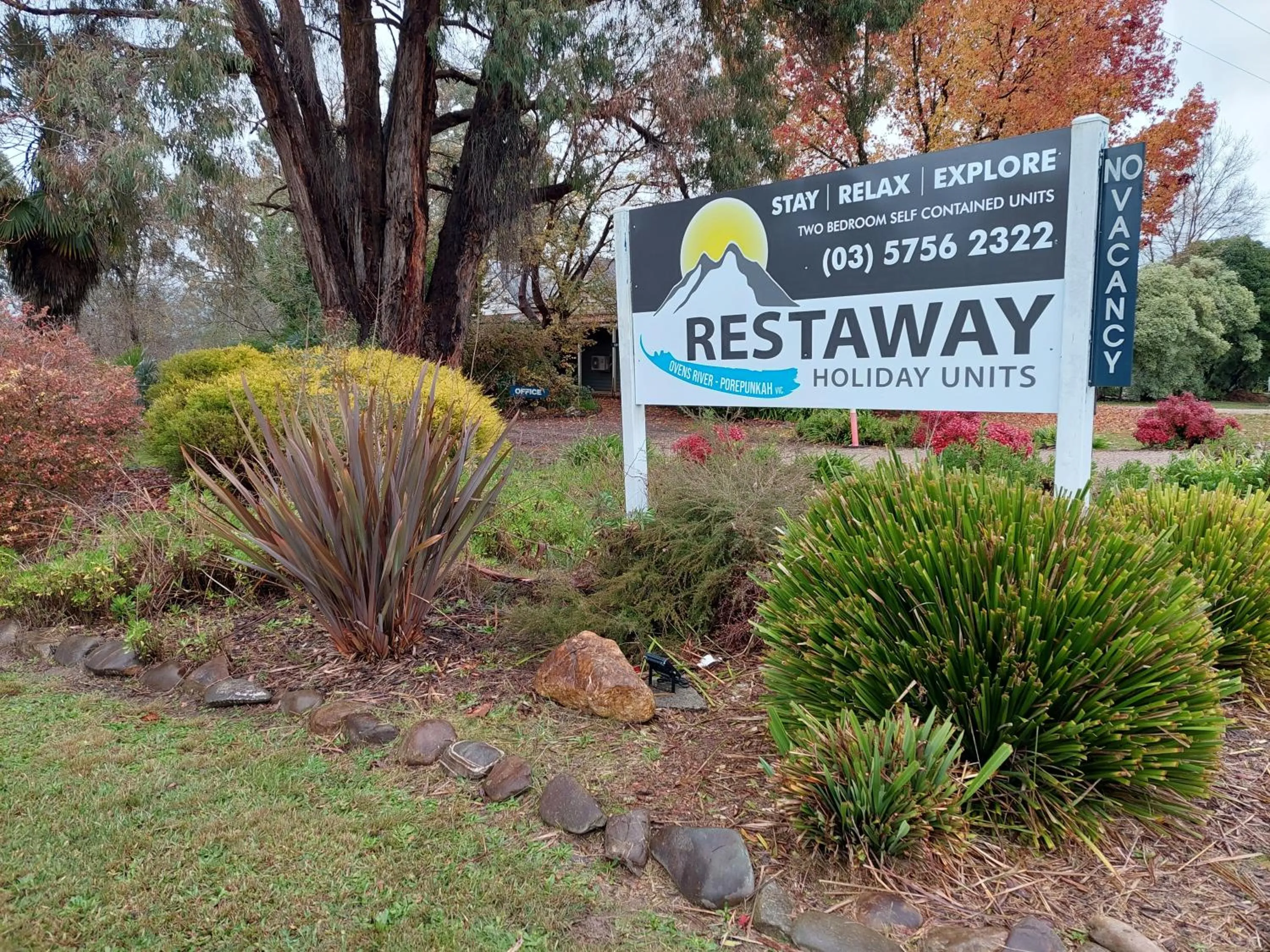 Logo/Certificate/Sign in Restaway Holiday Units