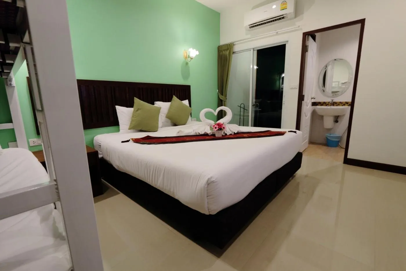 Decorative detail, Bed in BS Airport at Phuket