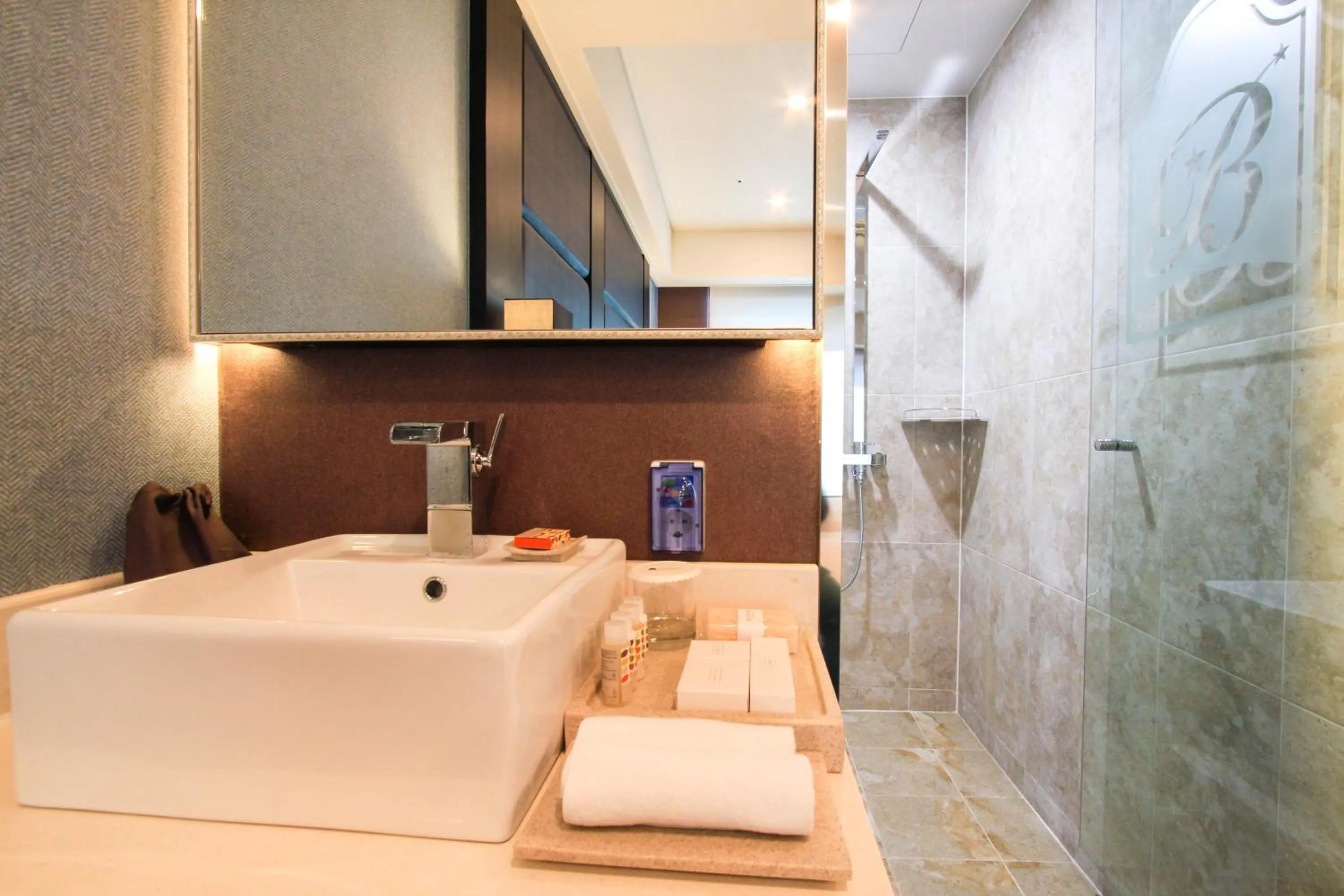 Shower in Benikea Hotel Haeundae