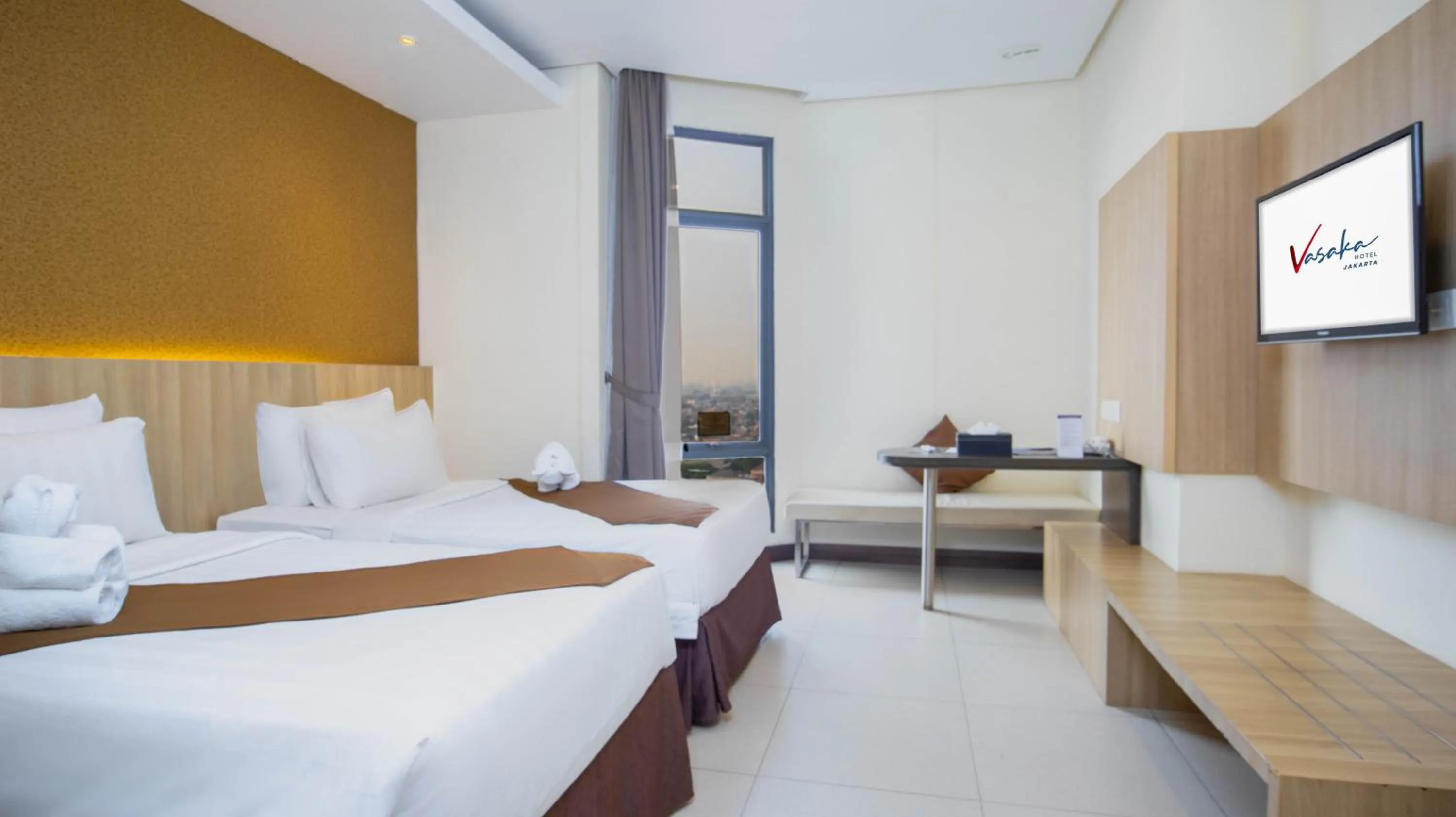 Bedroom, Bed in Vasaka Hotel Jakarta Managed by Dafam