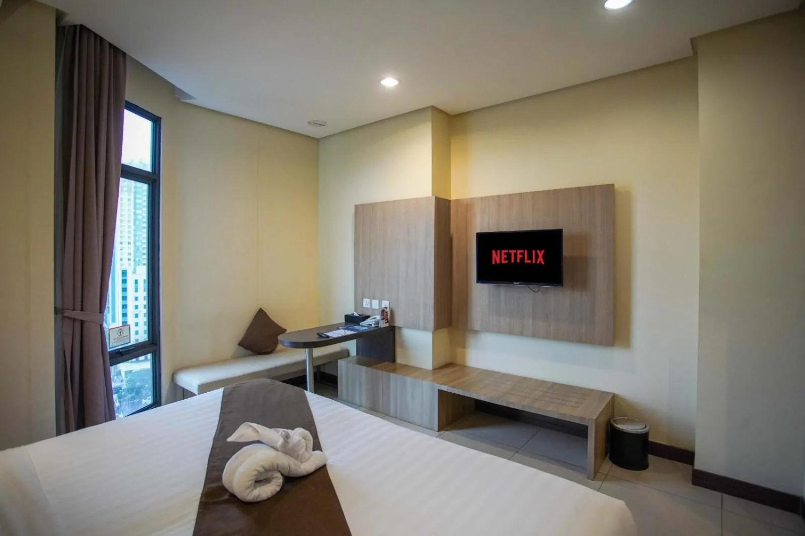 Bed in Vasaka Hotel Jakarta Managed by Dafam