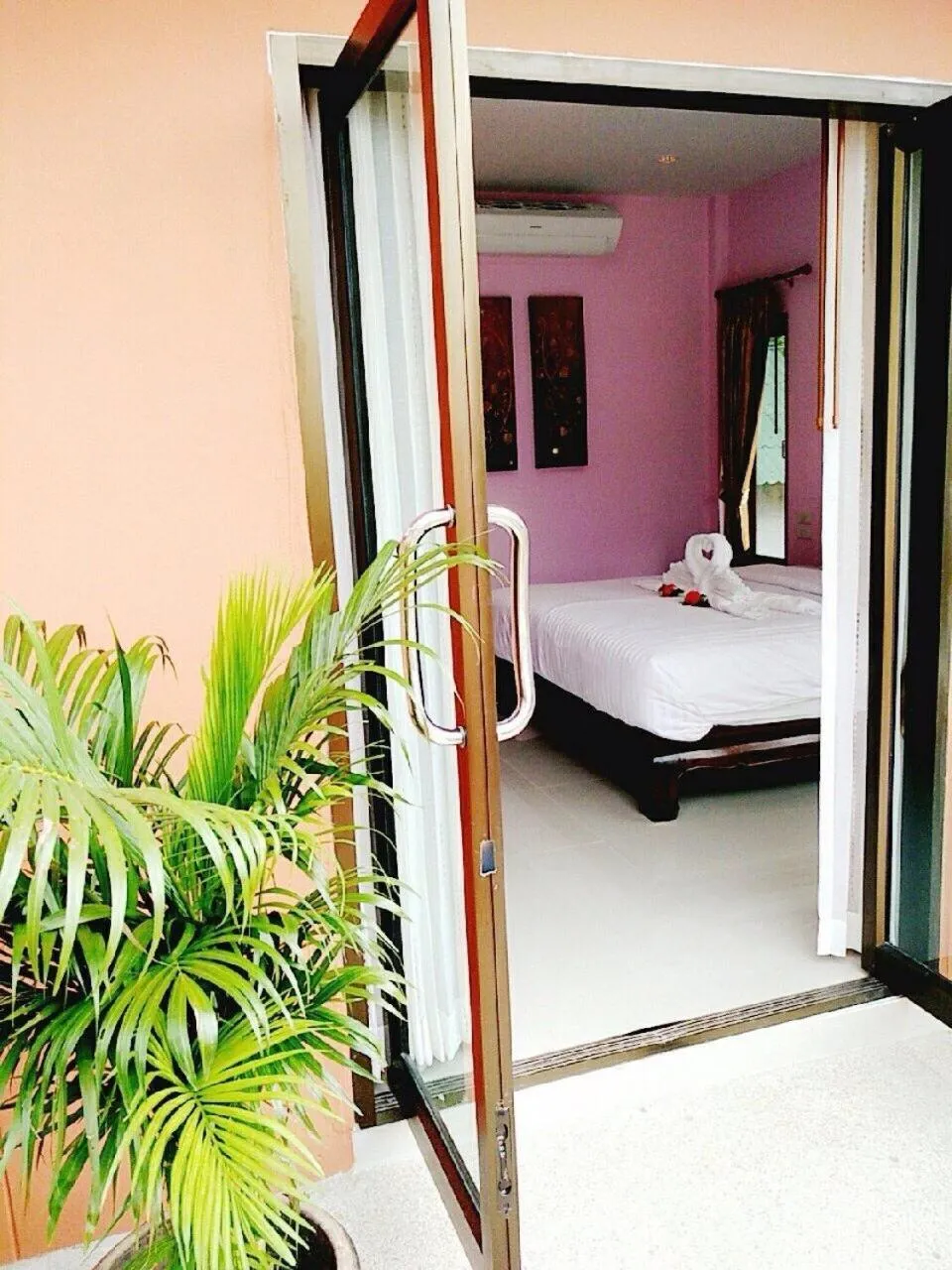 Balcony/Terrace, Bed in Lanta Cottage - SHA Plus