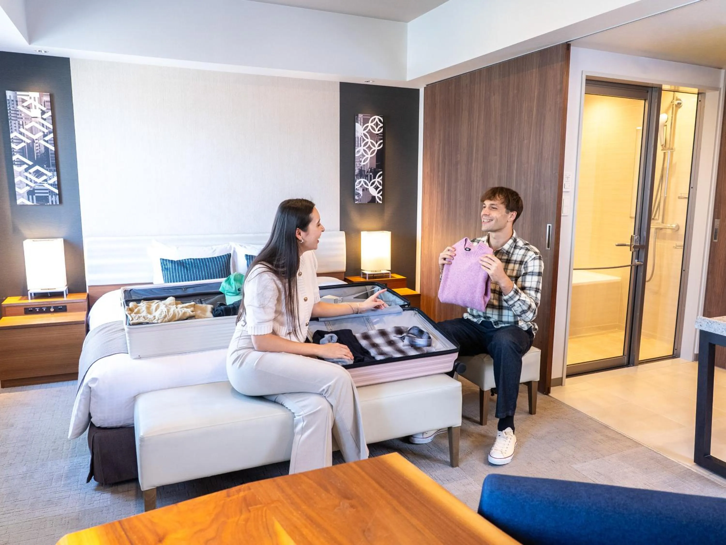 People, Bed in Tokyu Stay Ginza