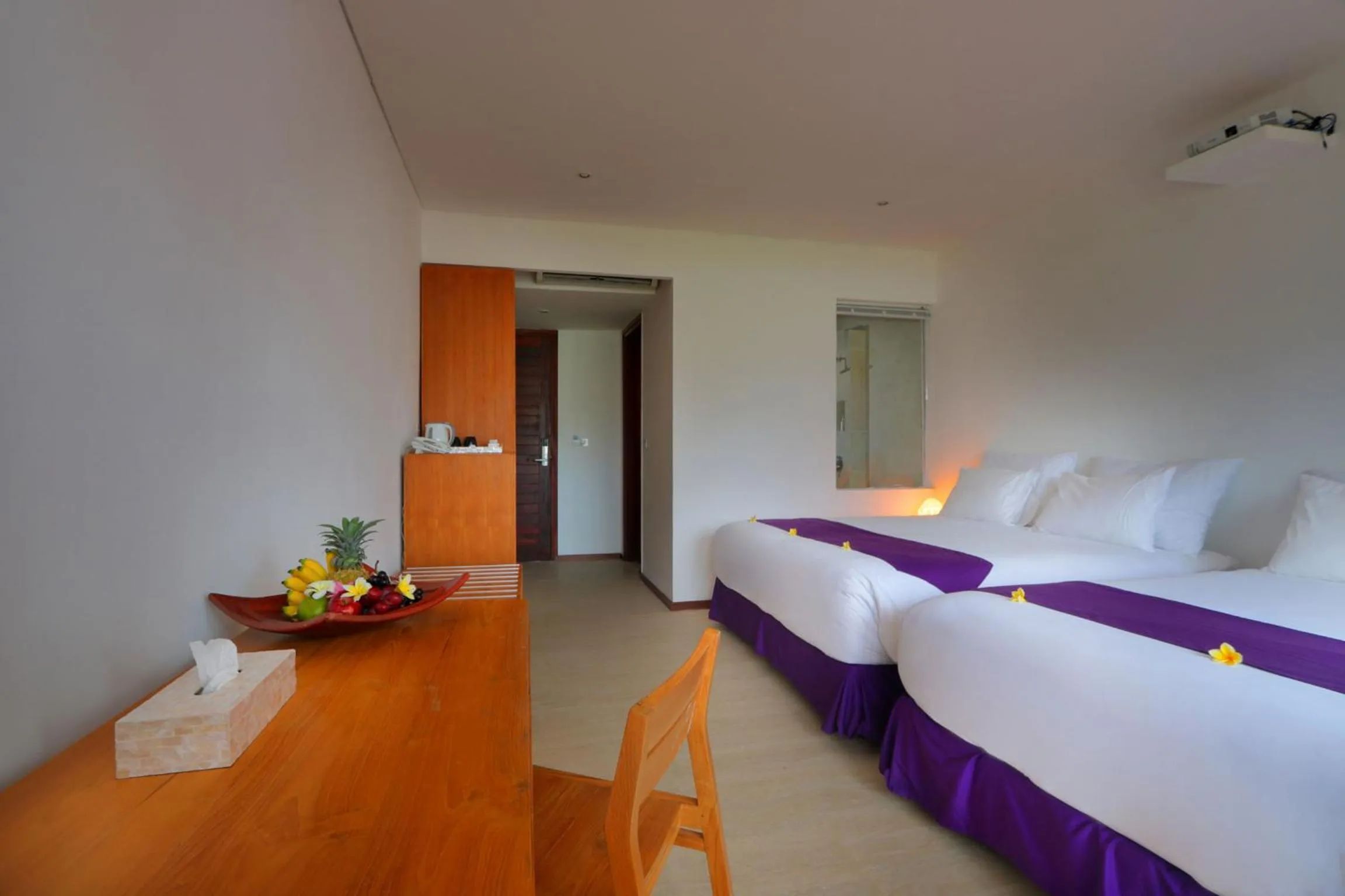 Living room, Bed in Anema Wellness & Resort Gili Lombok - Diving Center PADI