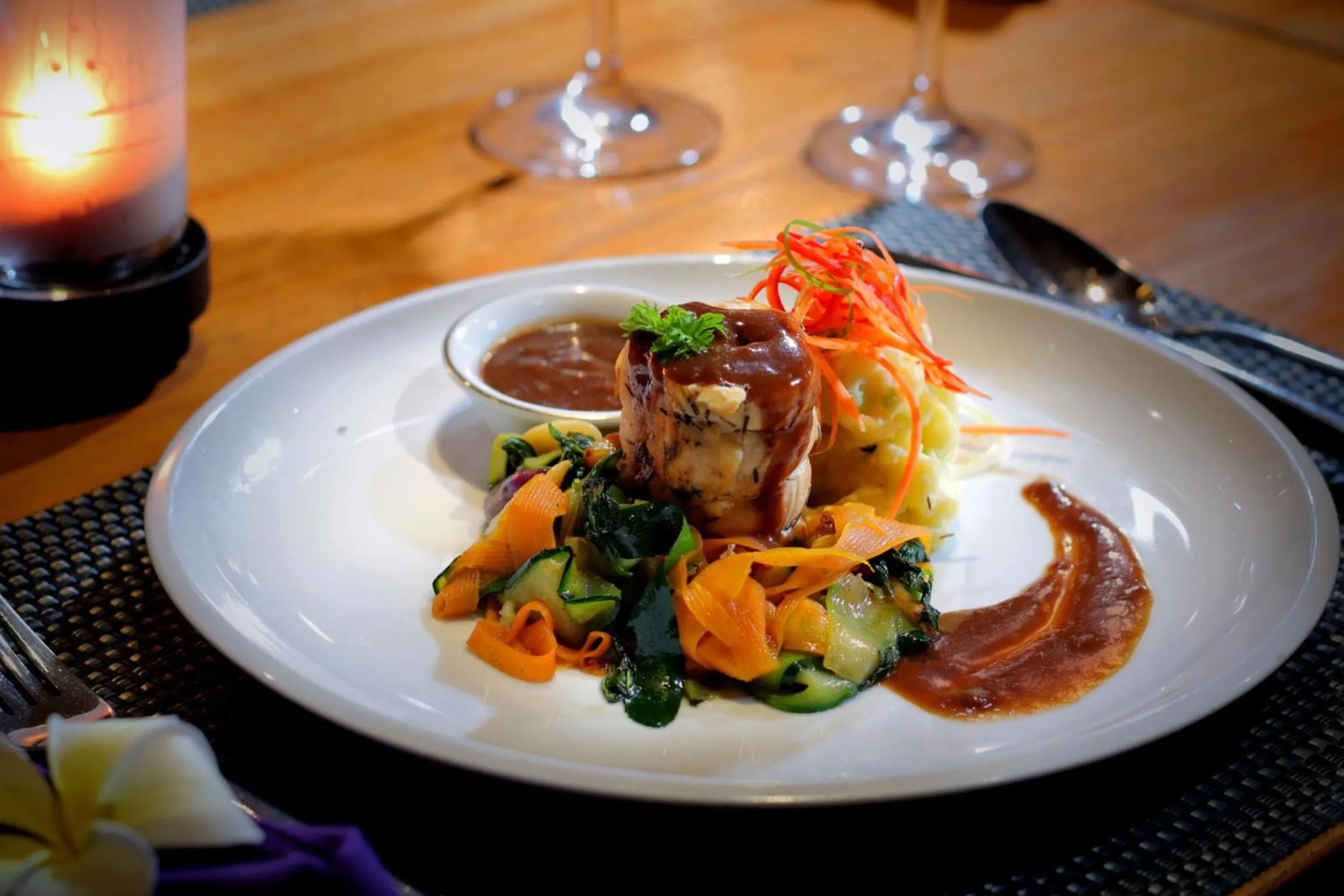 Food and drinks in Anema Wellness & Resort Gili Lombok - Diving Center PADI