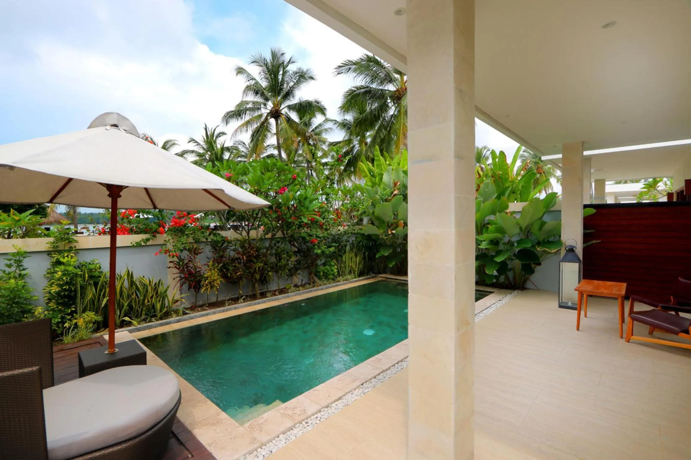 Pool view in Anema Wellness & Resort Gili Lombok - Diving Center PADI