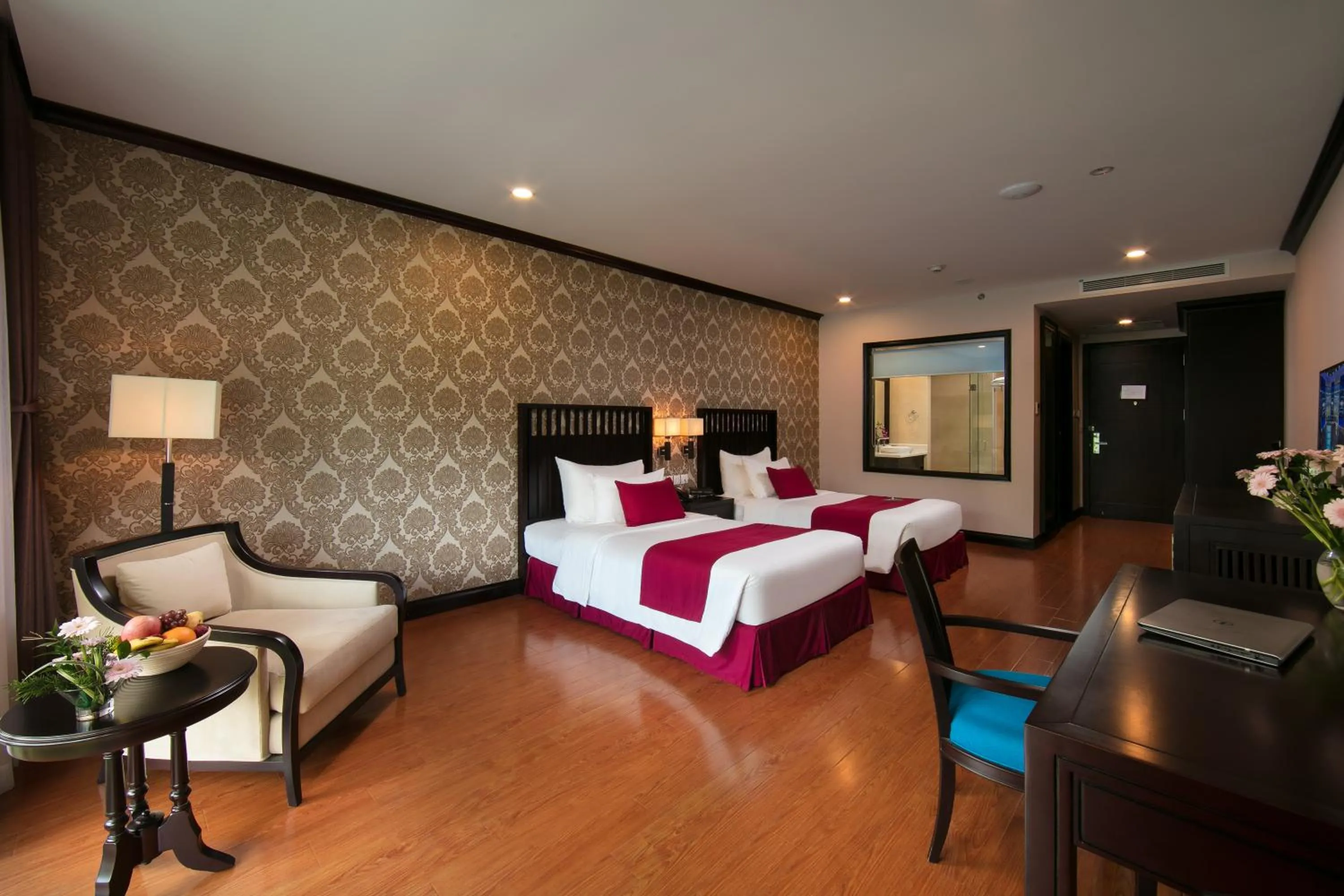 Bed in Swiss-Belresort Tuyen Lam