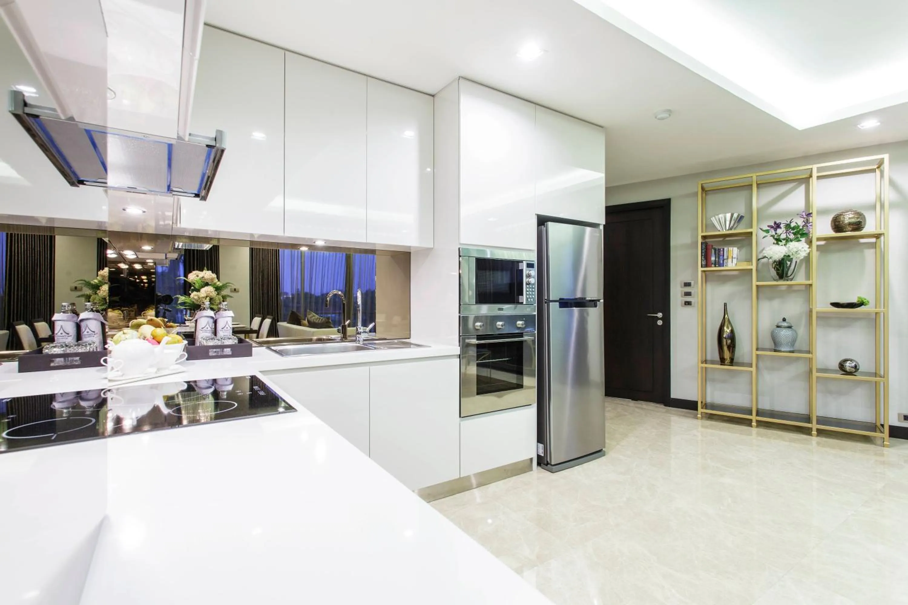 Kitchen or kitchenette in The Chiang Mai Riverside