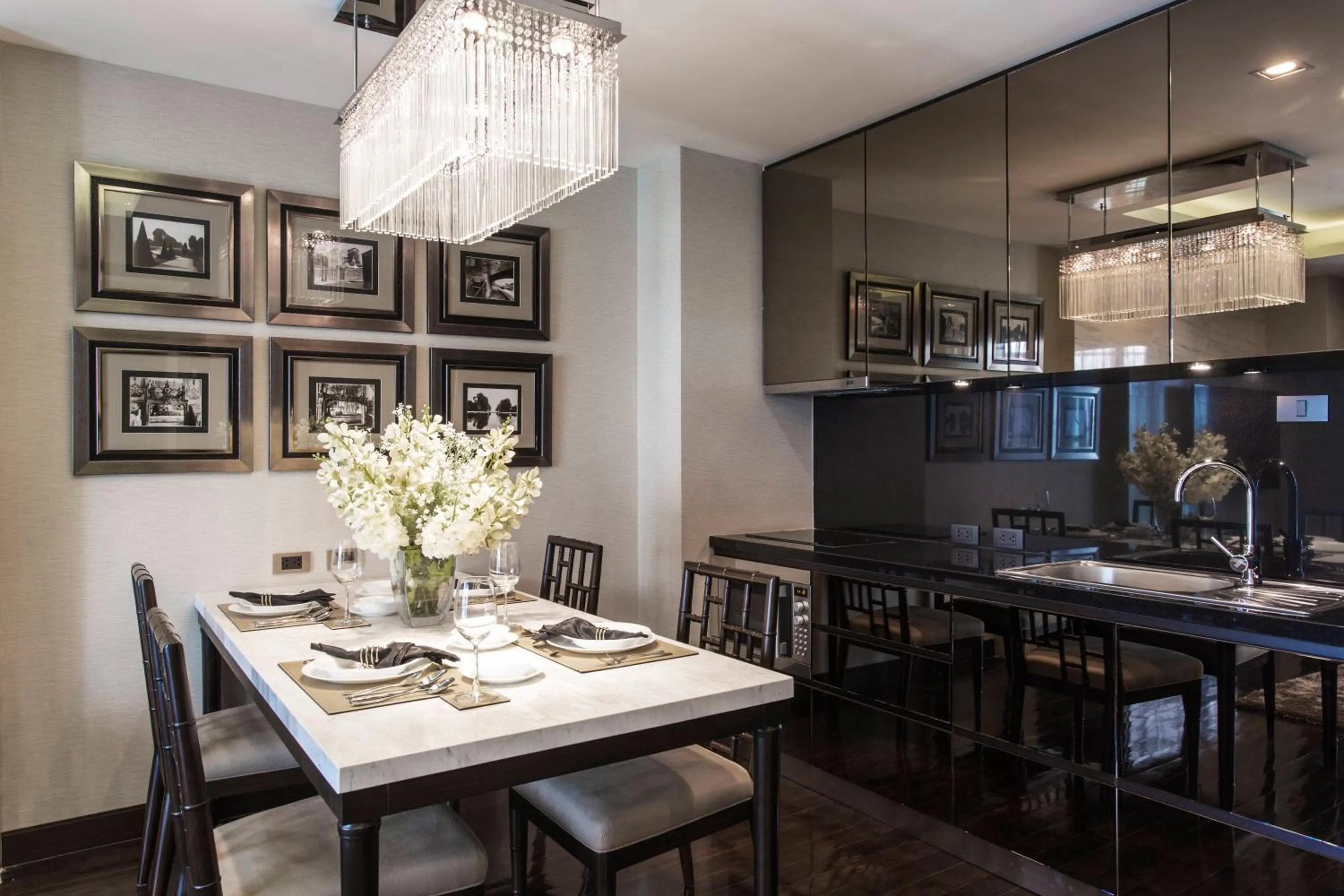 Dining area in The Chiang Mai Riverside