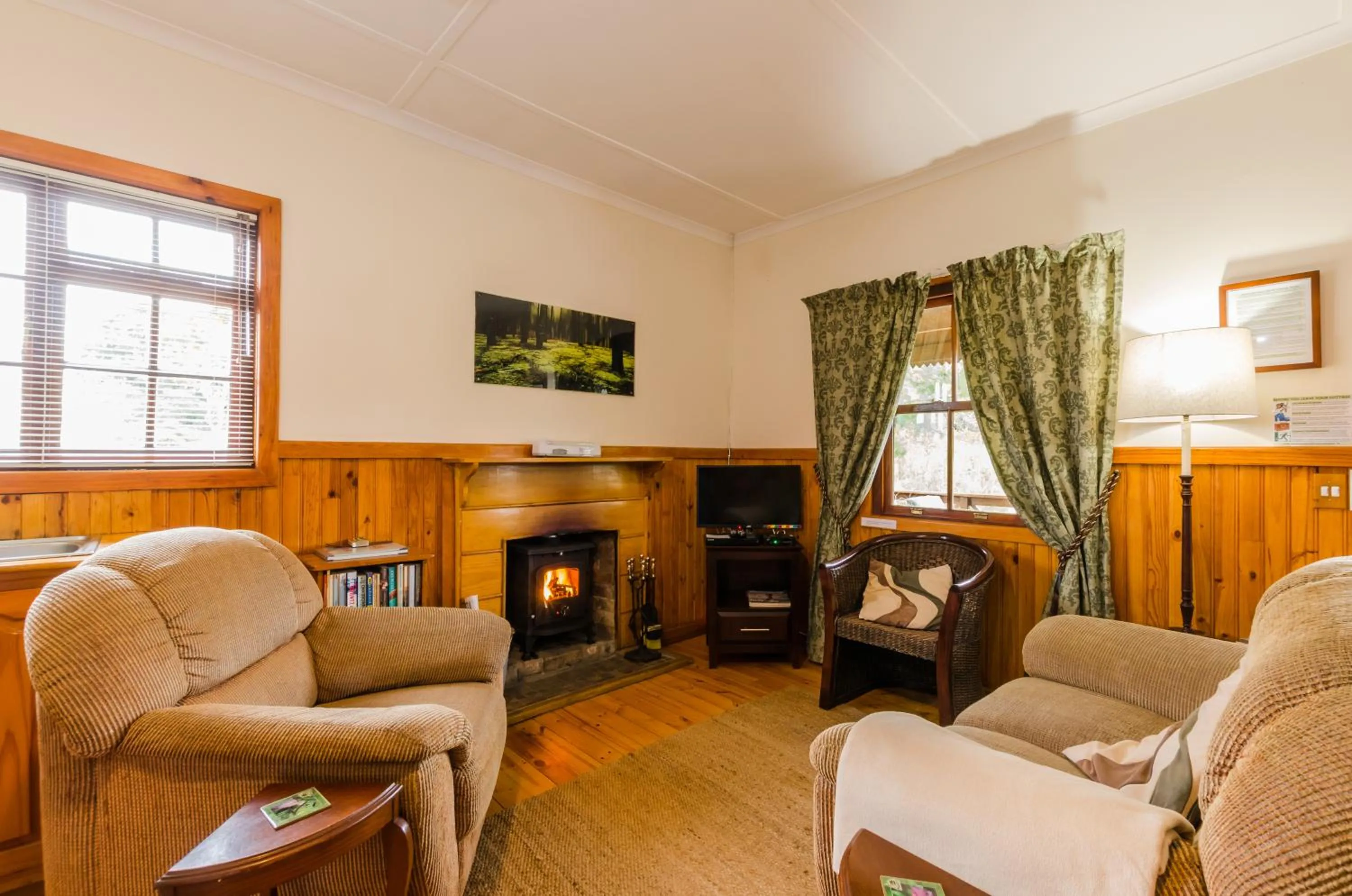 Living room in Forest Edge